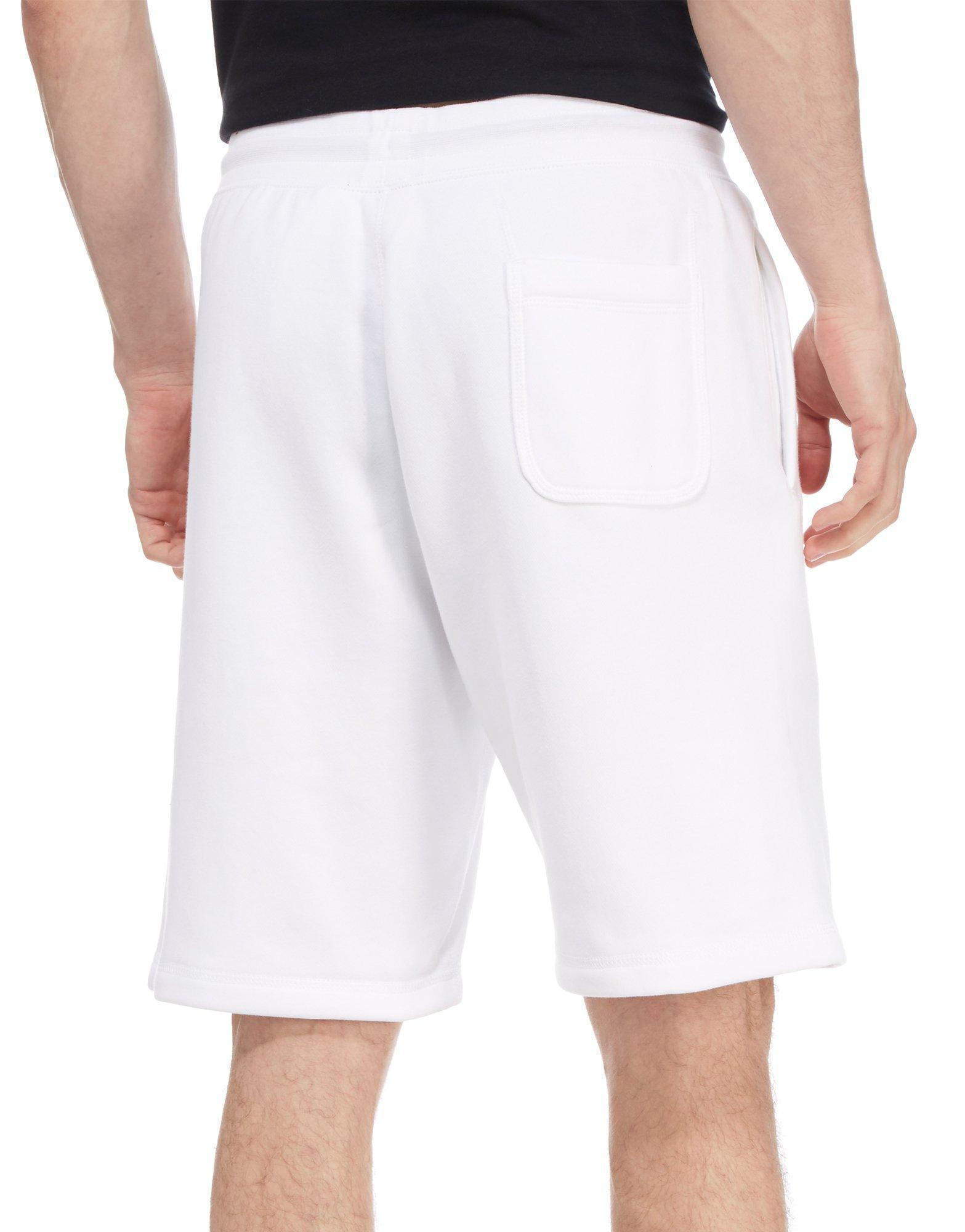 mens nike air fleece shorts