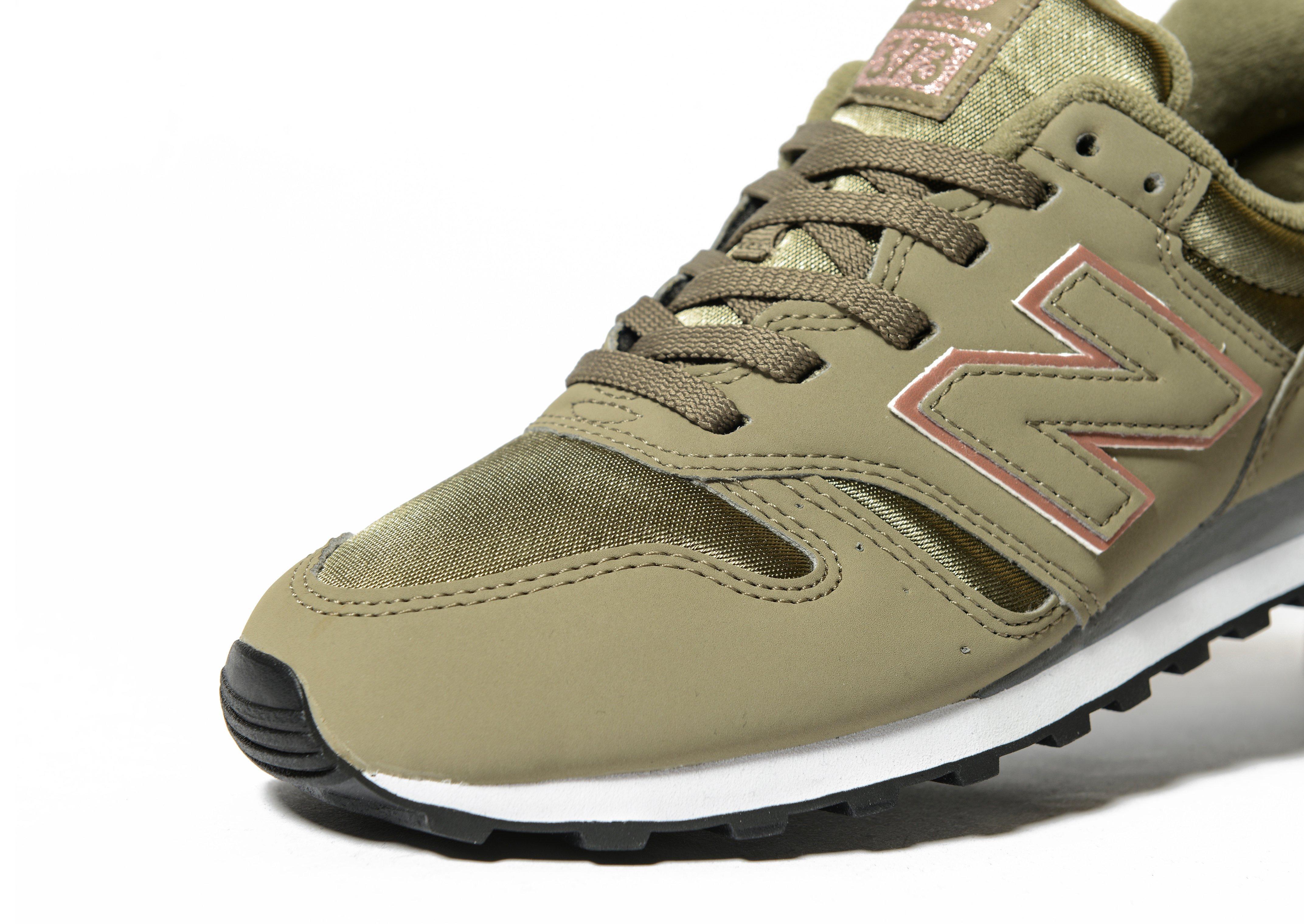 New Balance Suede 373 in Khaki/Pink (Green) for Men - Lyst