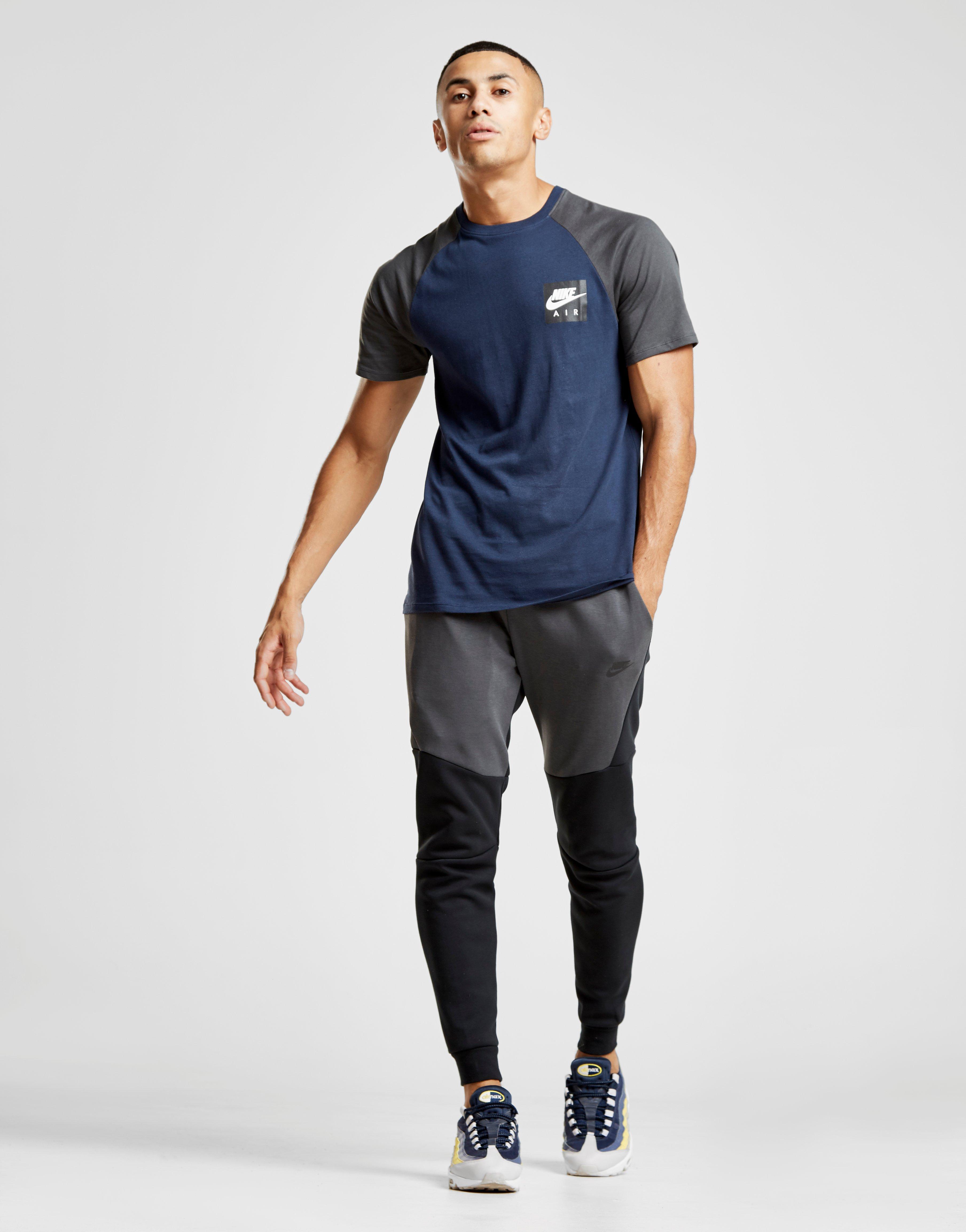 nike tech fleece color block pants