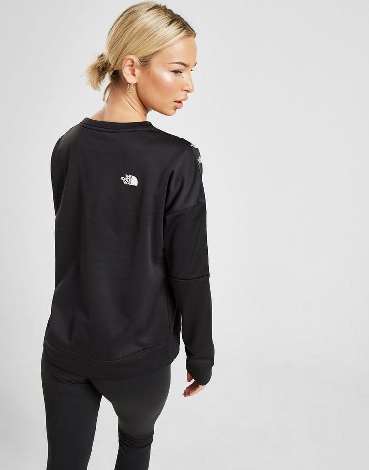 the north face tape poly crew sweatshirt
