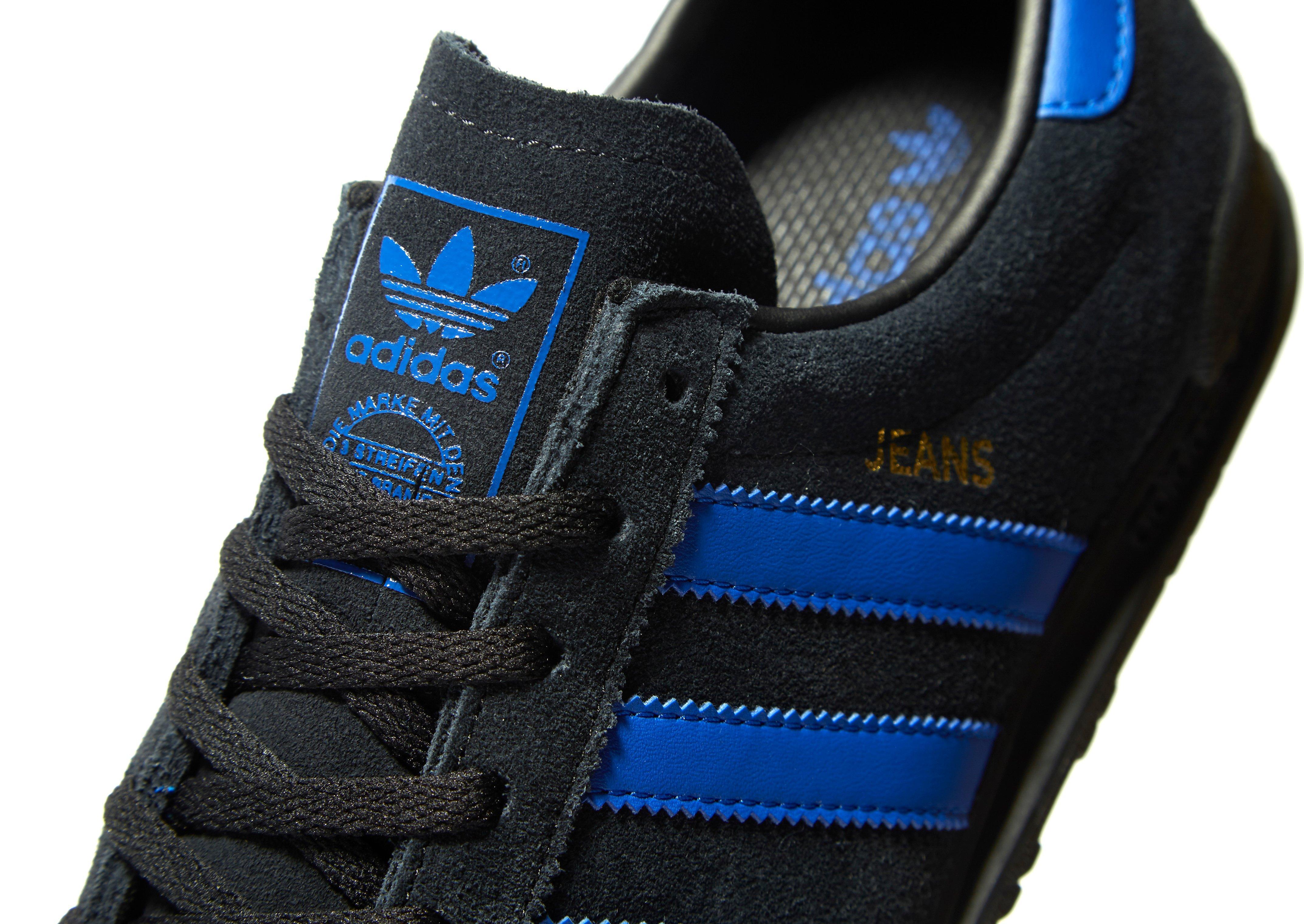 adidas jeans black and blue