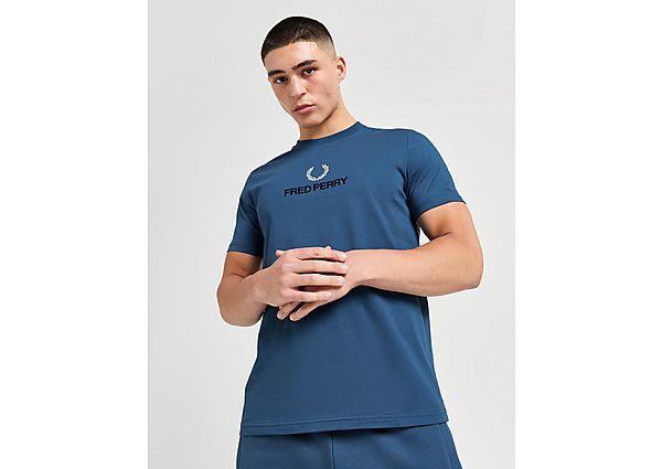 海外限定【Fred Perry】UK発 Stack コットン Tシャツ ロゴ 半袖 Fred Perry Global Stack Logo T-shirt in Blue for Men | Lyst UK