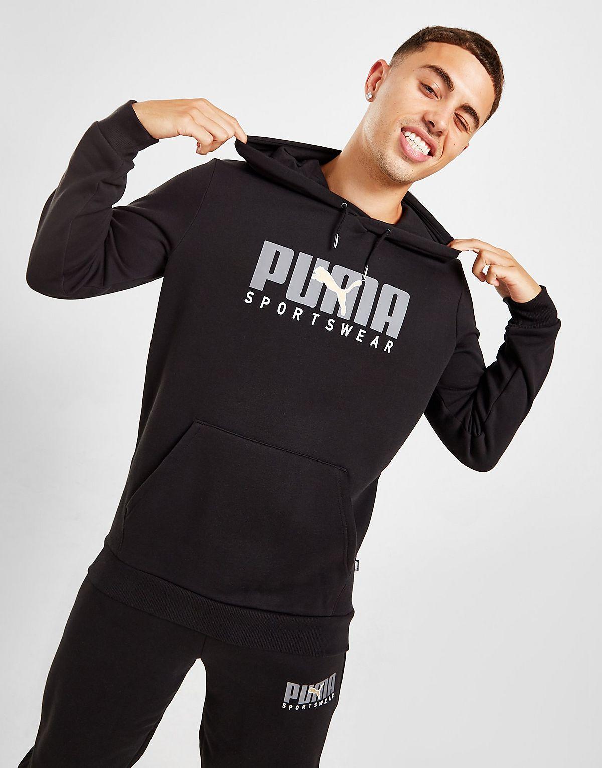 PUMA Core Sportswear Hoodie in Black for Men | Lyst UK