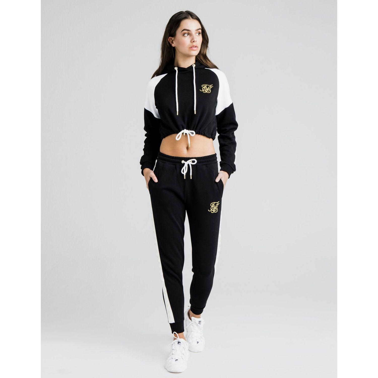 sik silk cropped hoodie