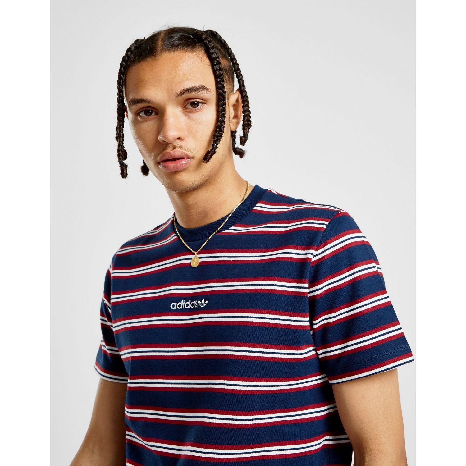 St.peter Stripe T-shirt in Navy 