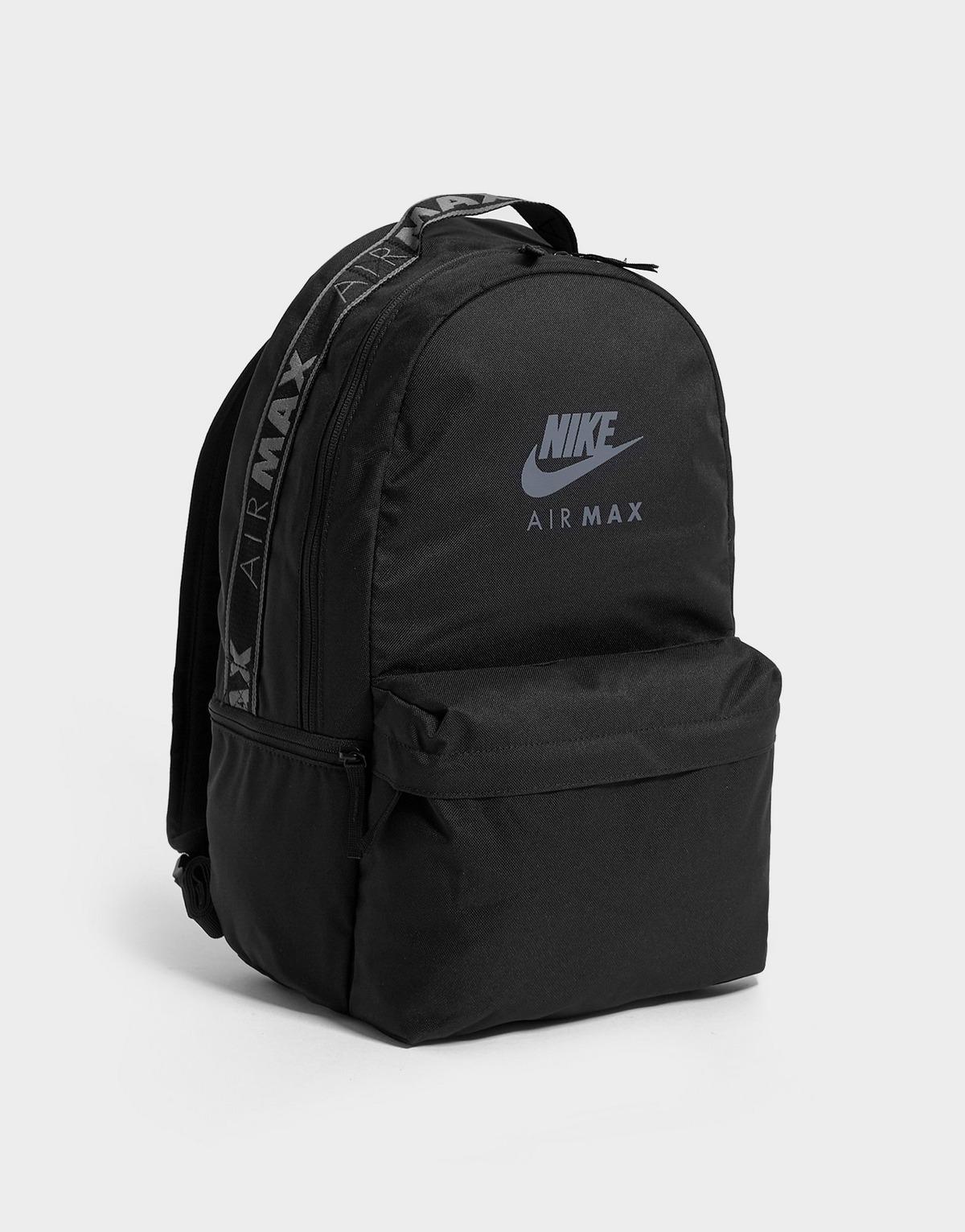 Nike Synthetic Air Heritage Backpack in Black/Black/Dark Grey (Black