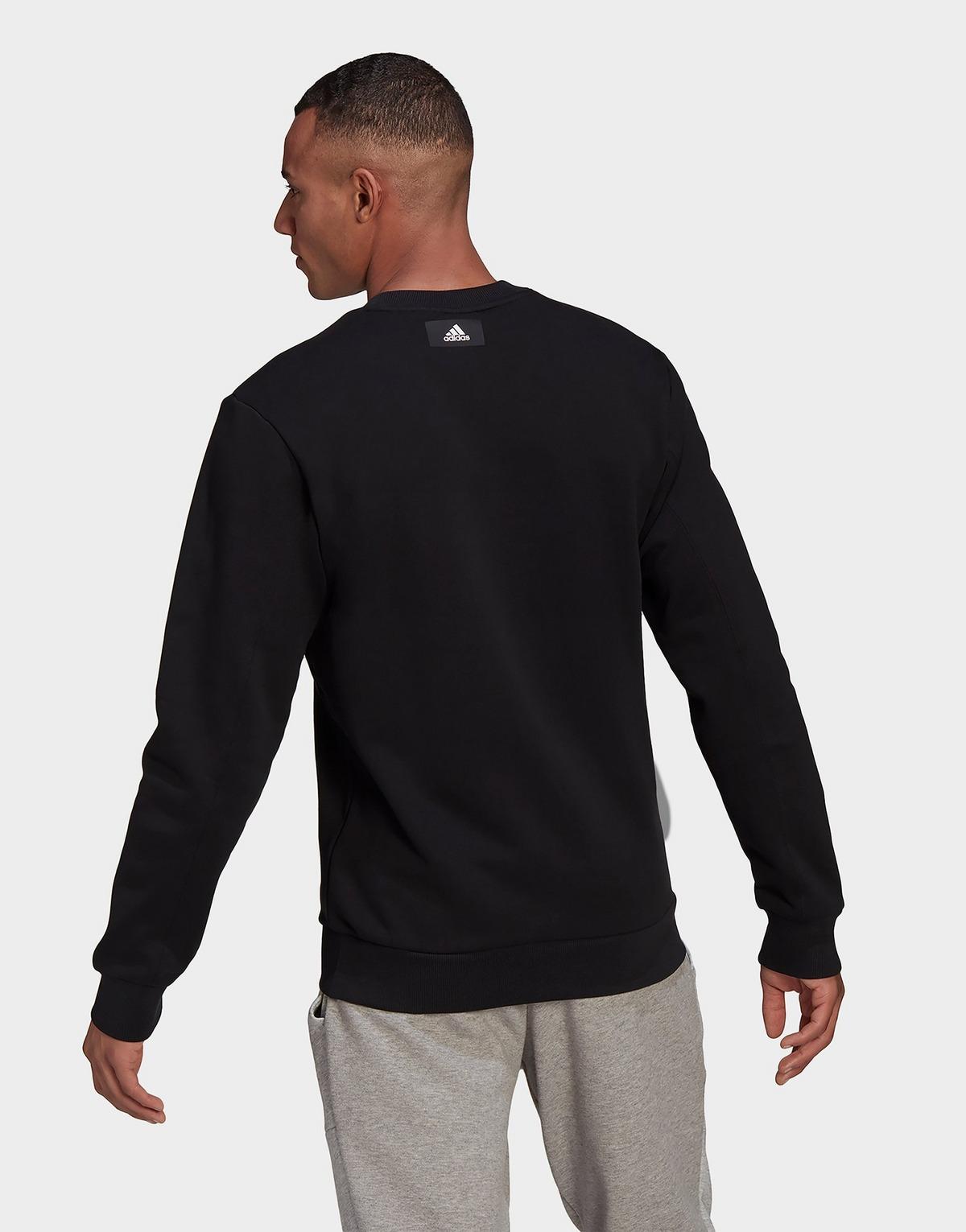 adidas originals graphic crew sweatshirt