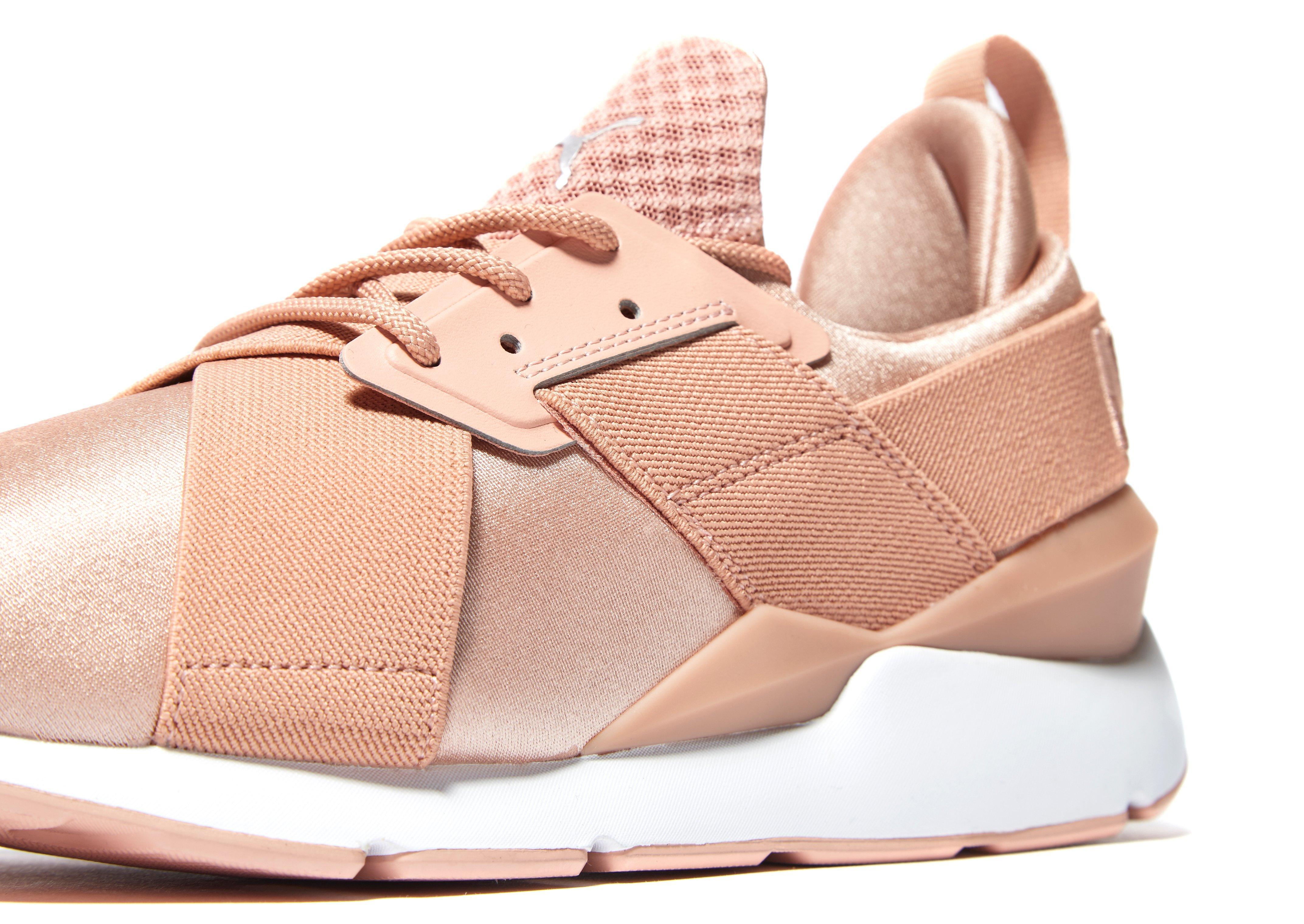 PUMA Synthetic En Pointe Muse X-strap in Peach Beige/White (Pink) - Lyst