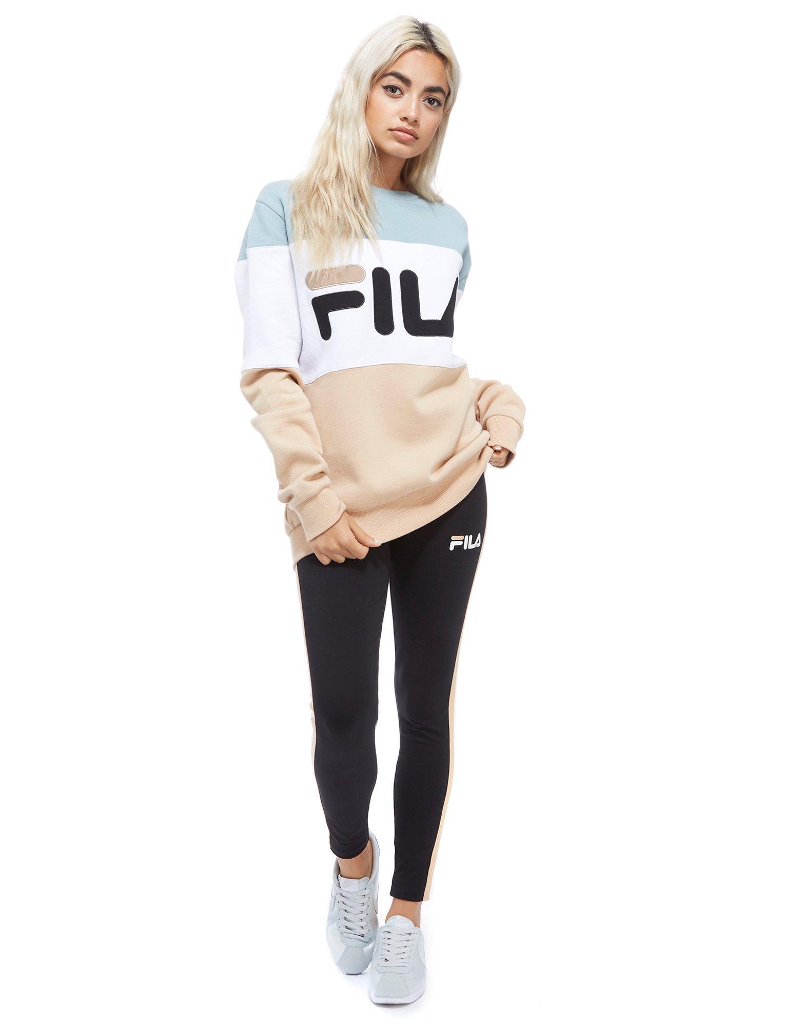 fila colour block sweatshirt