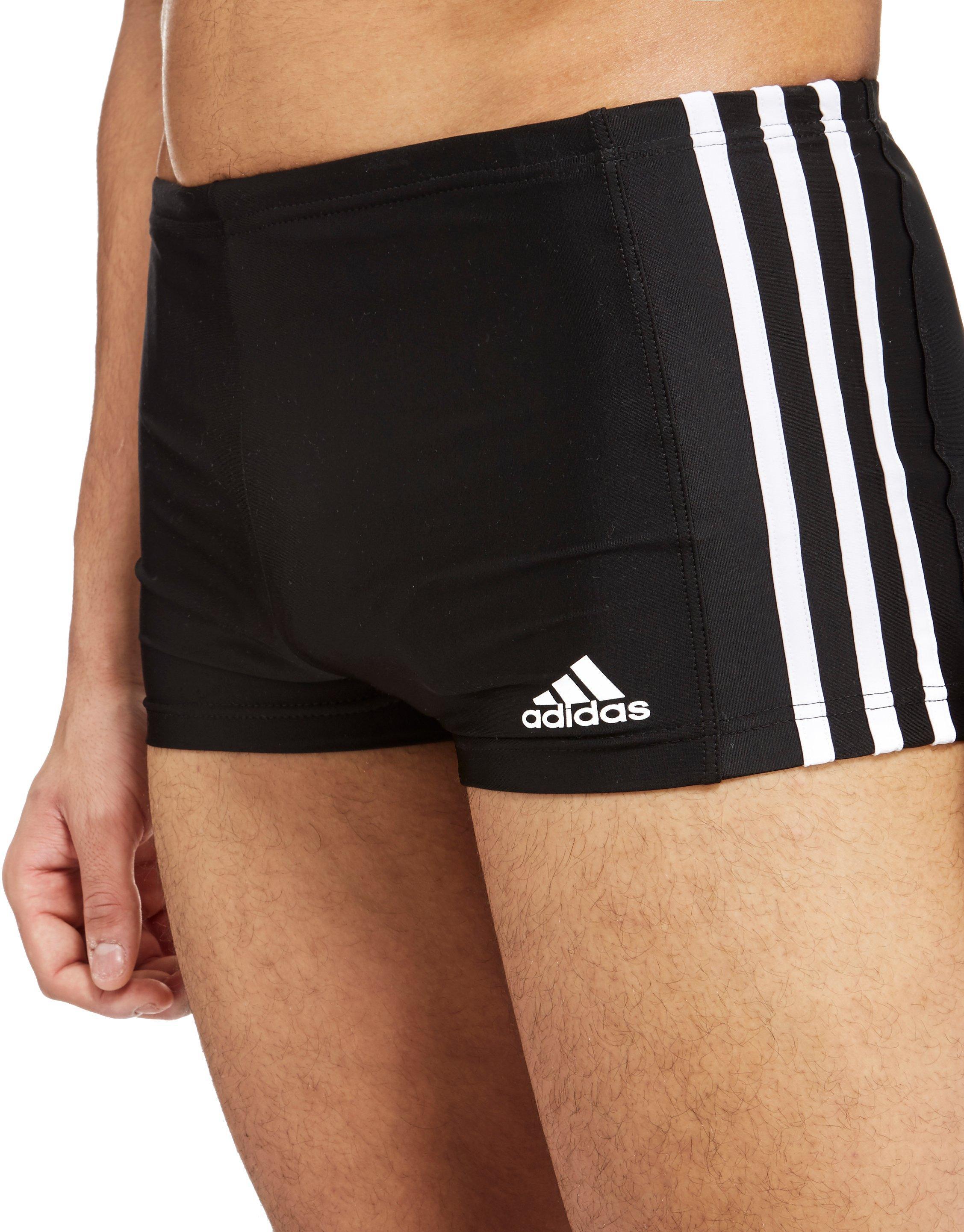 adidas Synthetic Aqua Swim Shorts in Black/White (Black) for Men Lyst