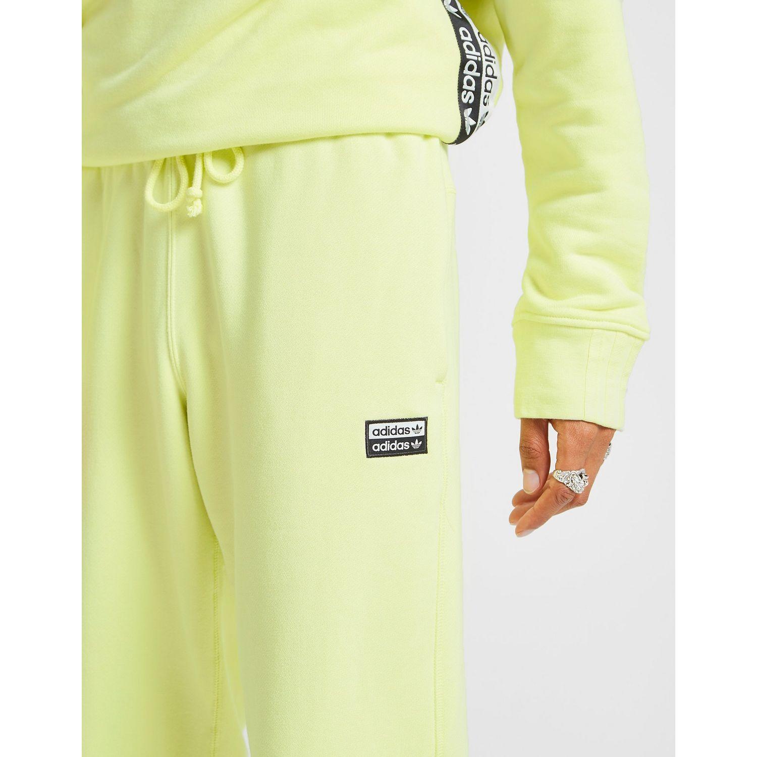 adidas yellow sweatpants