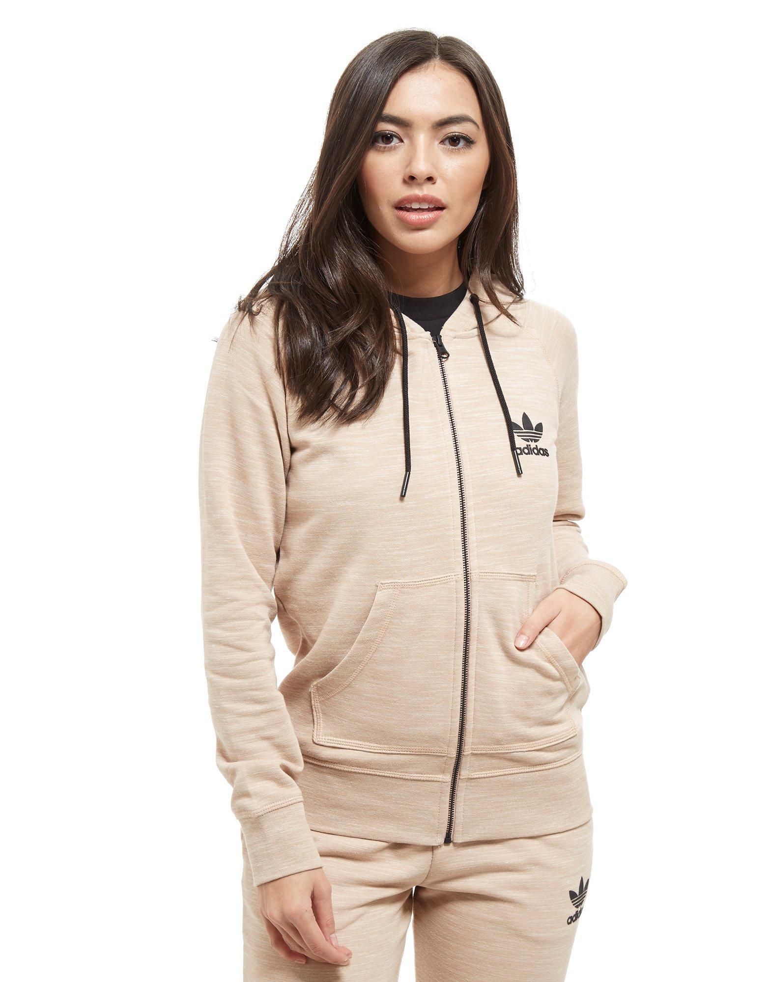 adidas originals premium spacedye full zip hoodie