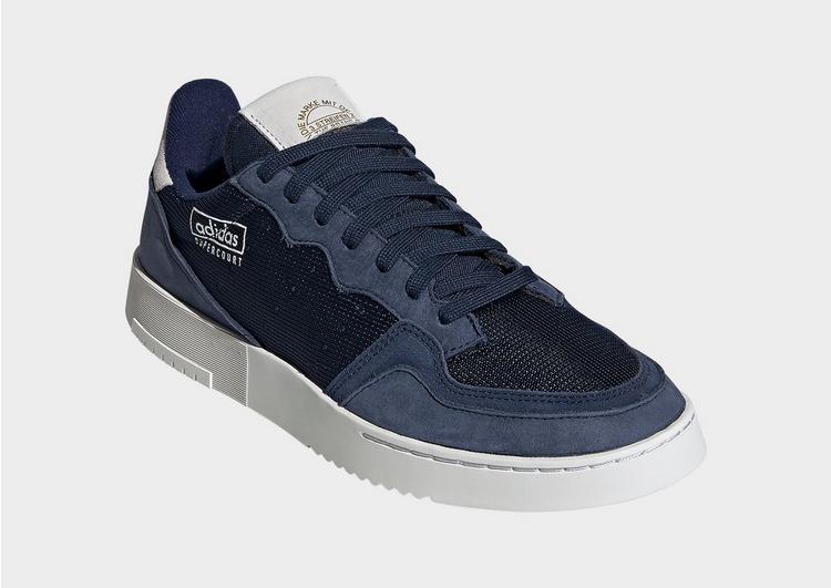 adidas Originals Leather Supercourt Shoes in Blue for Men - Lyst