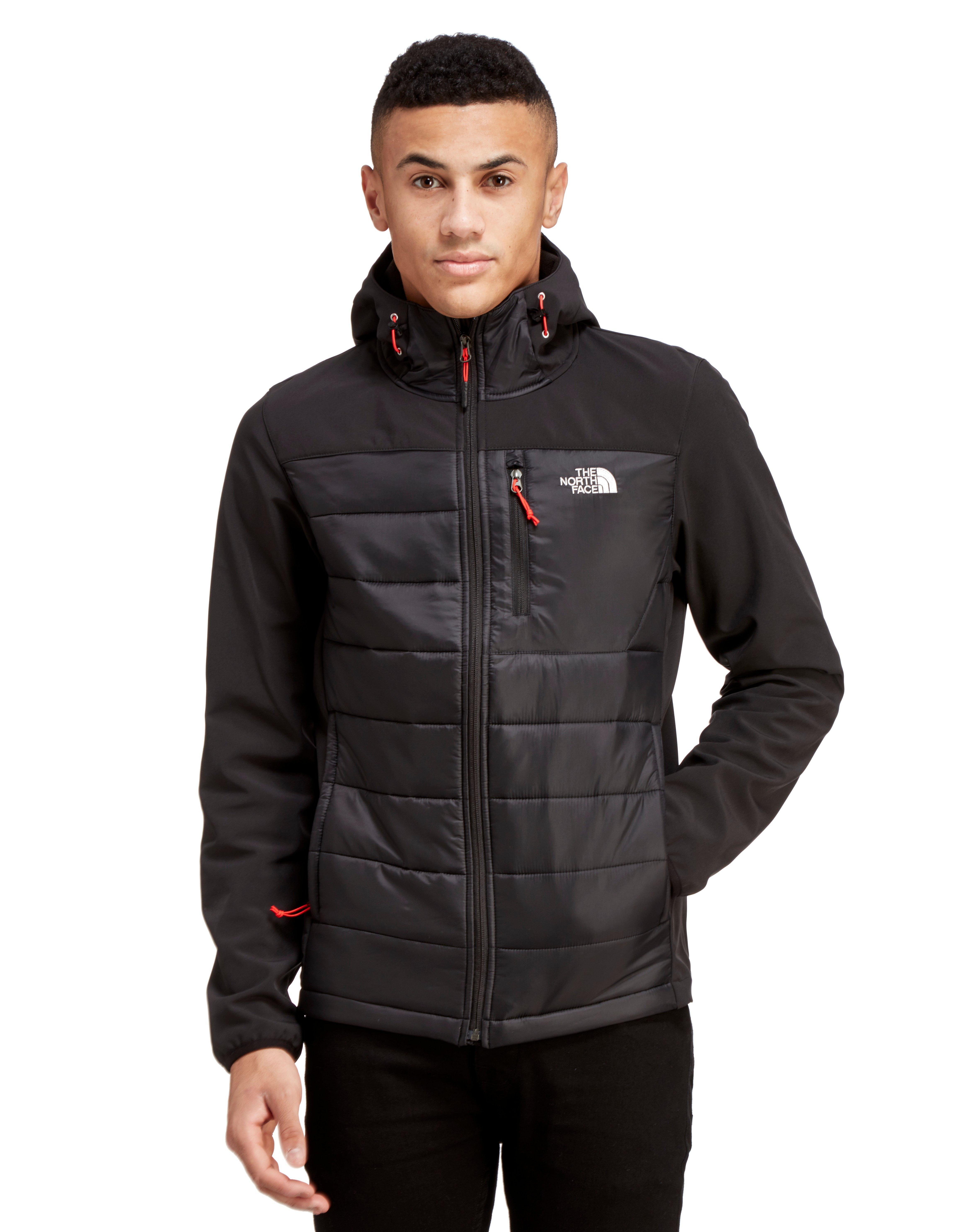 The North Face Fleece Aconcagua Hybrid Jacket in Black for Men - Lyst