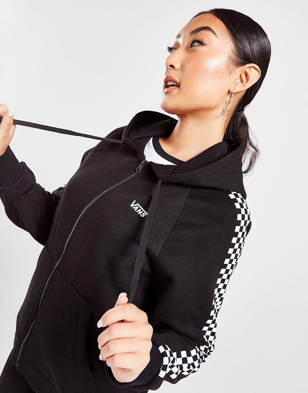 Vans checkerboard zip hoodie deals
