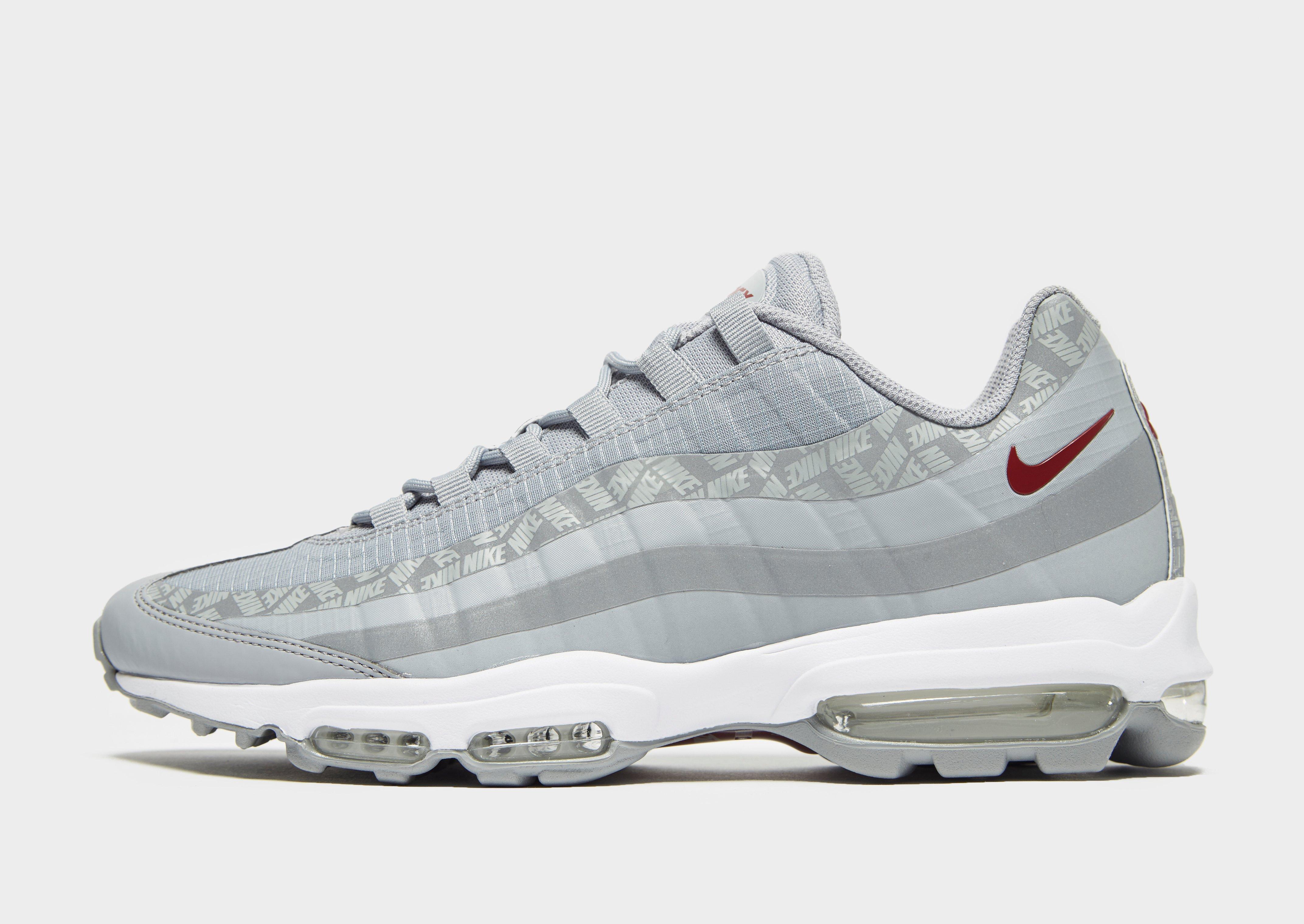 red and gray air max 95