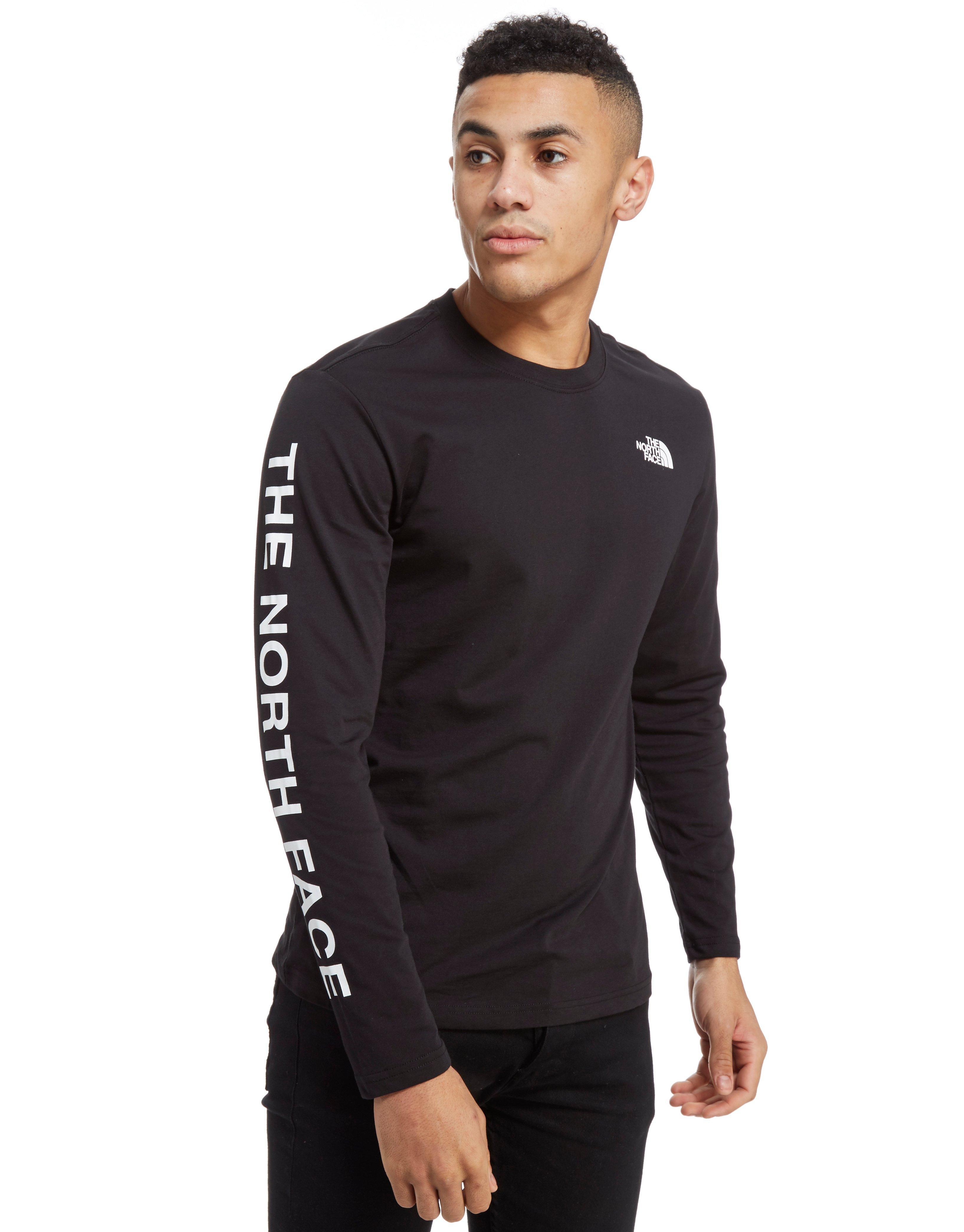 black north face long sleeve top