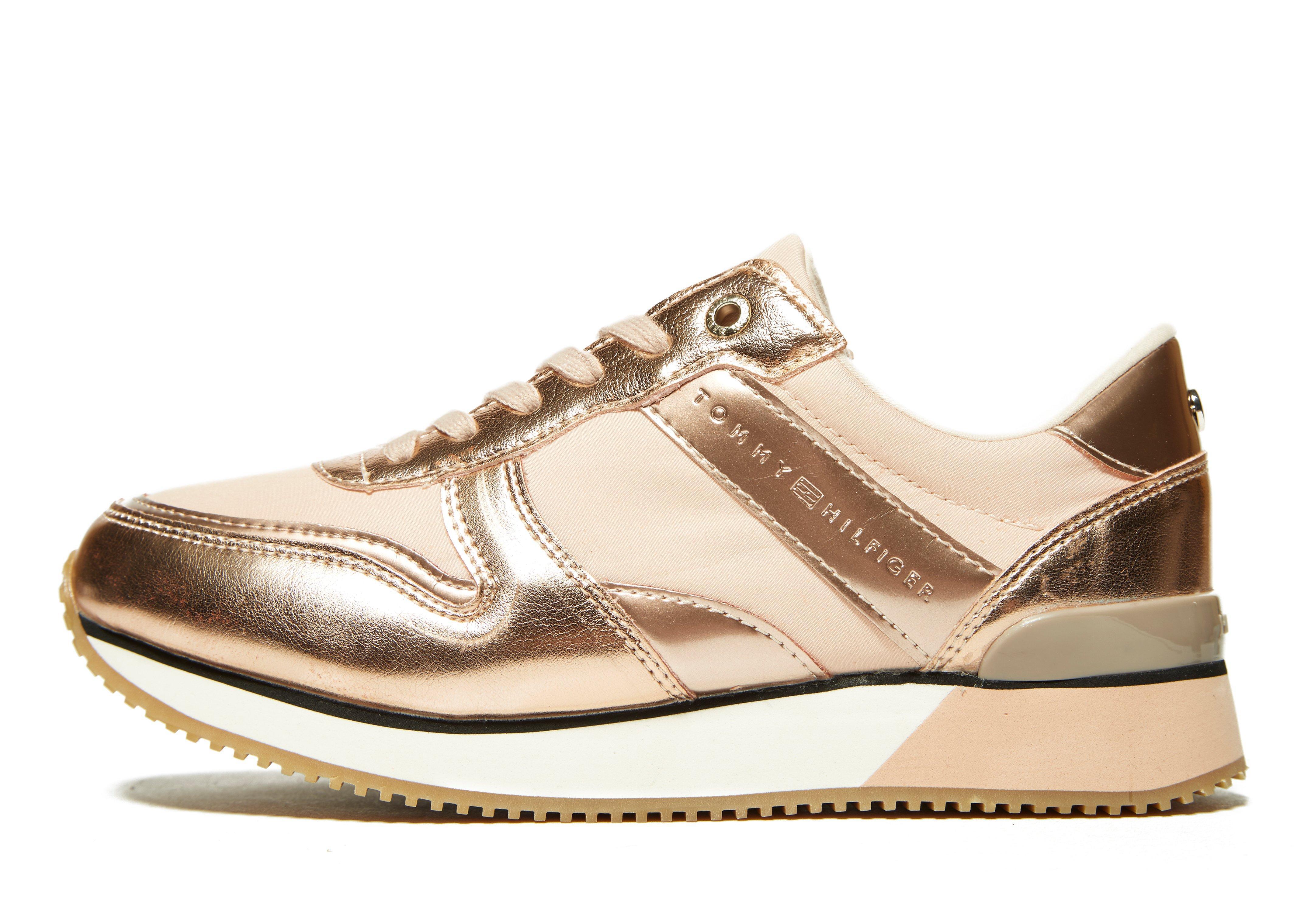 tommy hilfiger sneakers gold