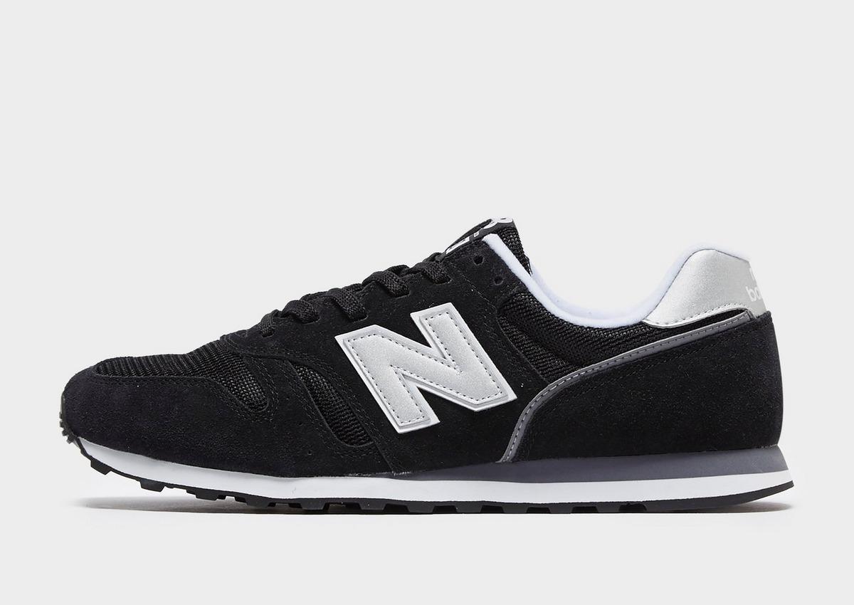 new balance 373 black and silver