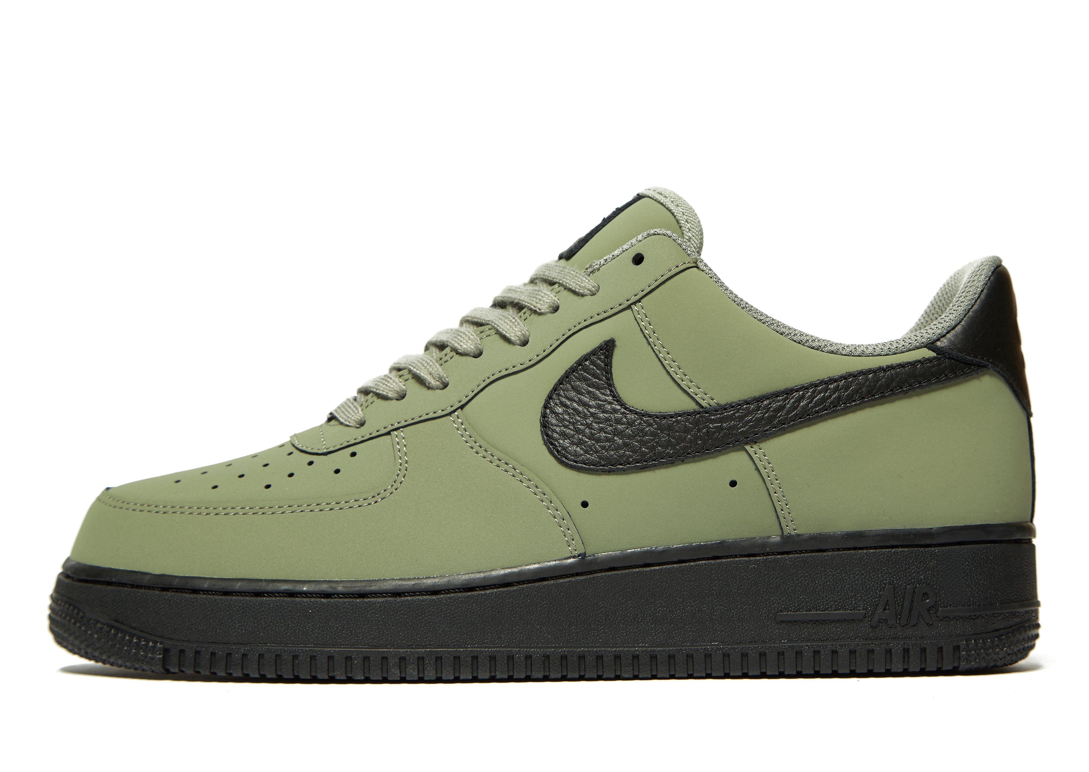 nike air force 1 green black 