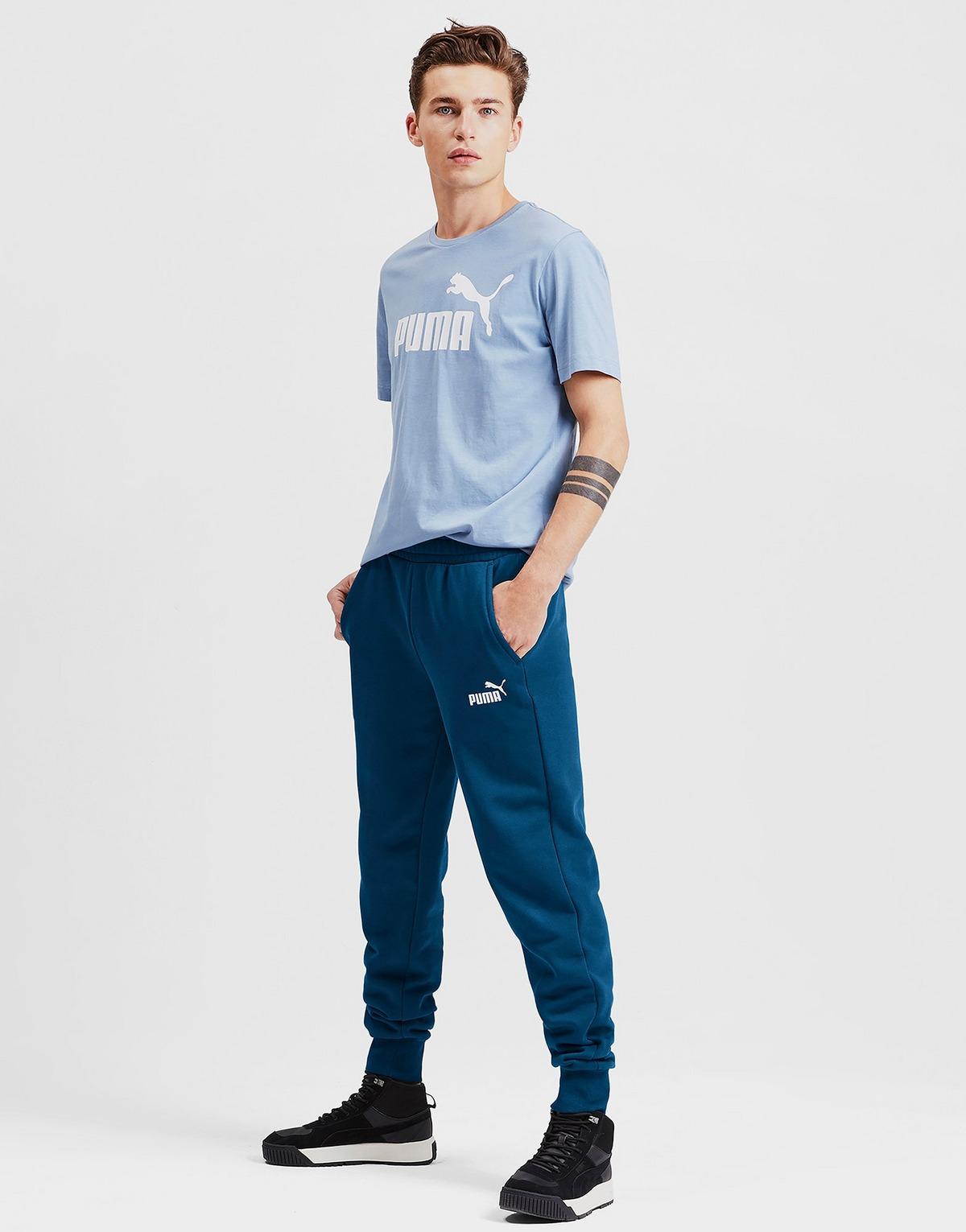 puma core fleece joggers