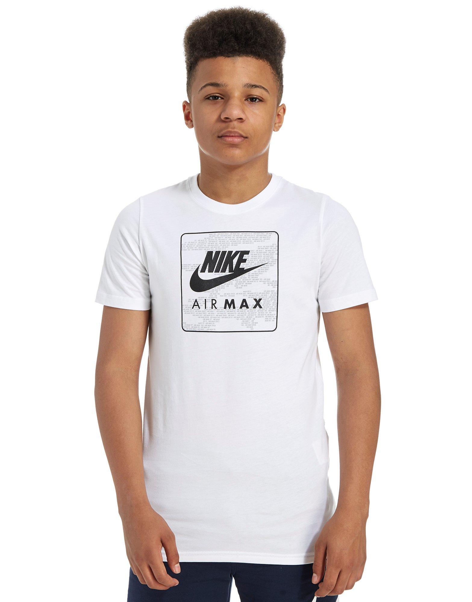 nike air max t shirt junior