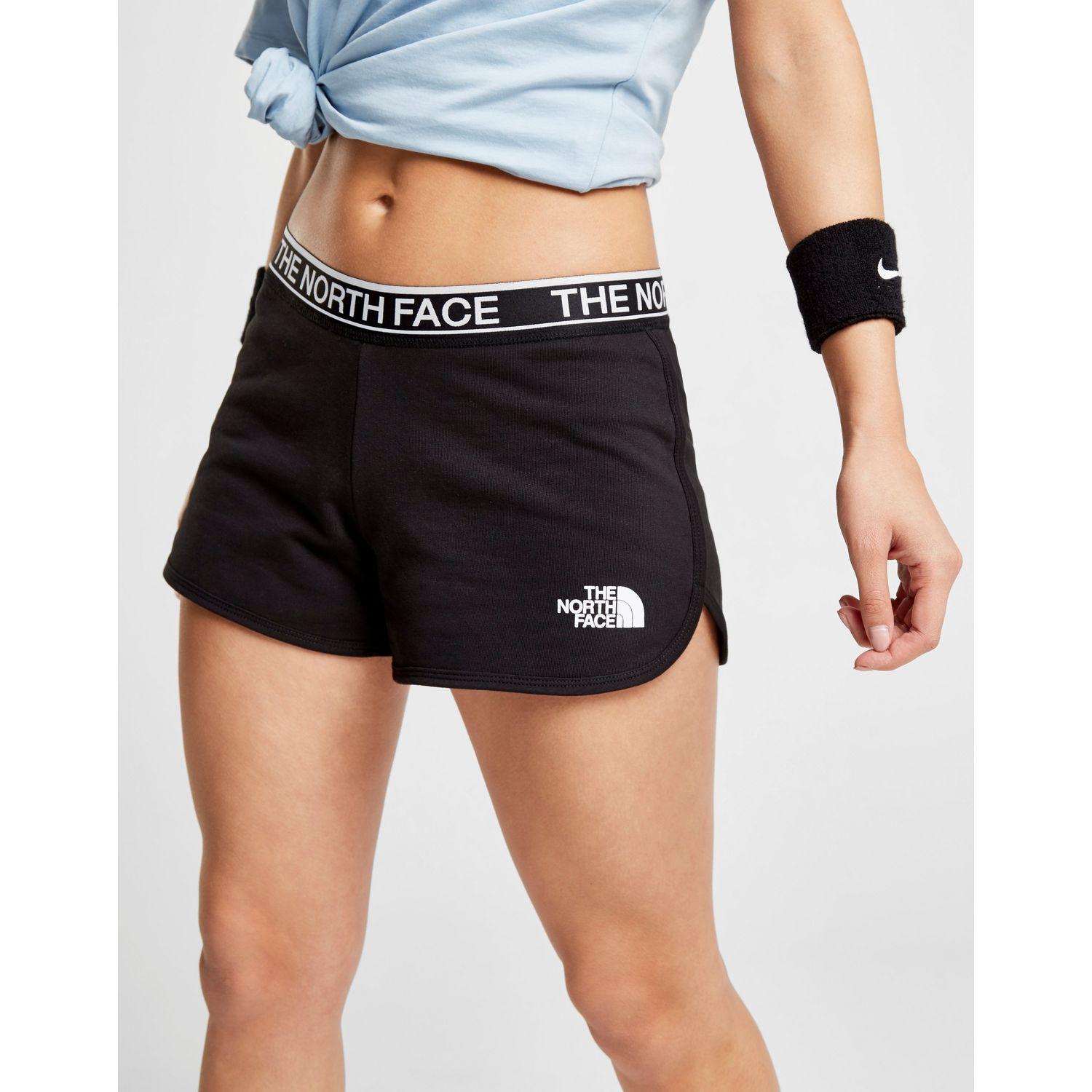 the north face tape fleece shorts