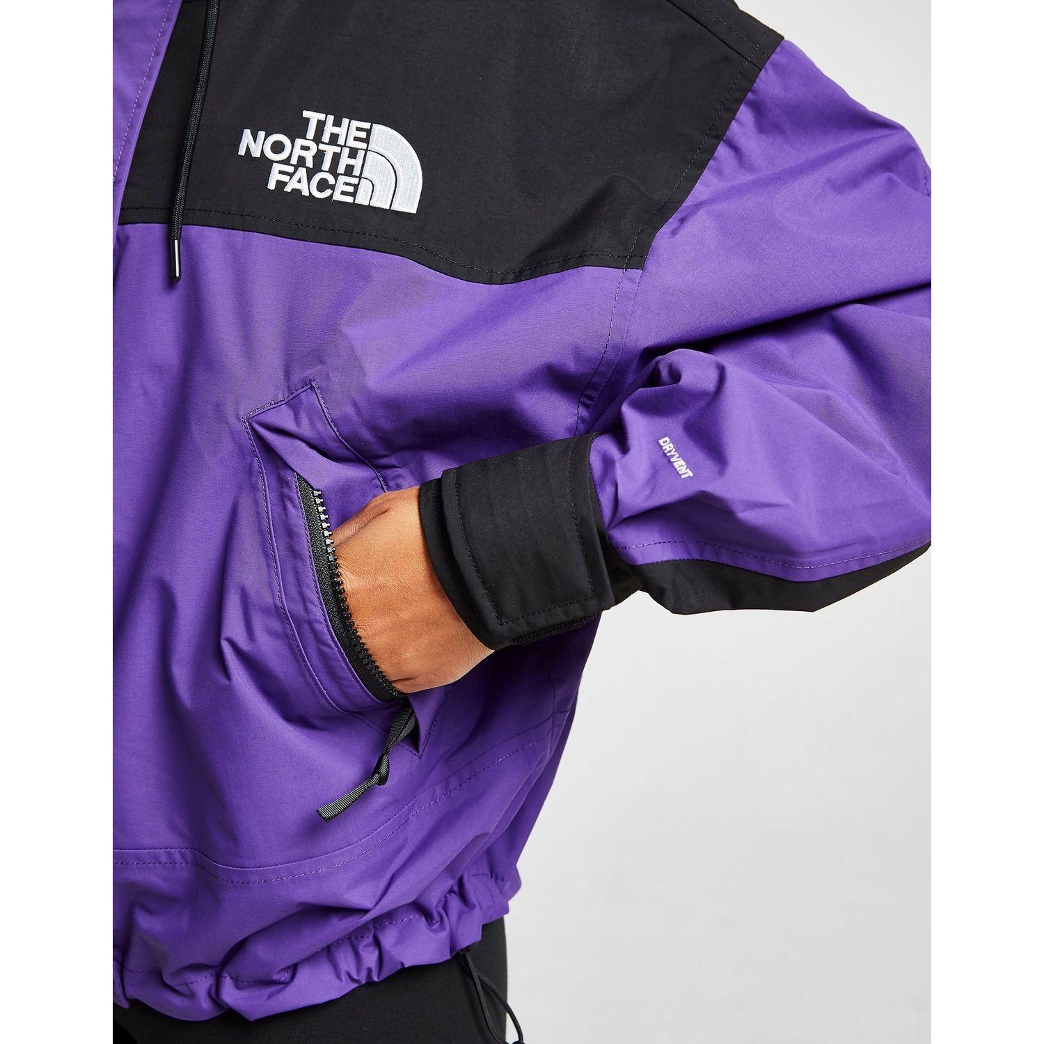 The North Face Synthetic Reign On Lightweight Full Zip Jacket In Purple Black Purple Lyst