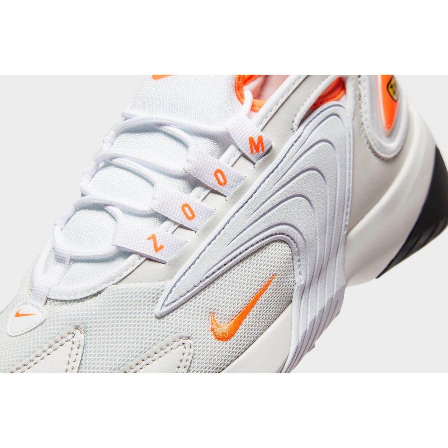 Nike Synthetic Zoom 2k In White Orange Platinum White Lyst