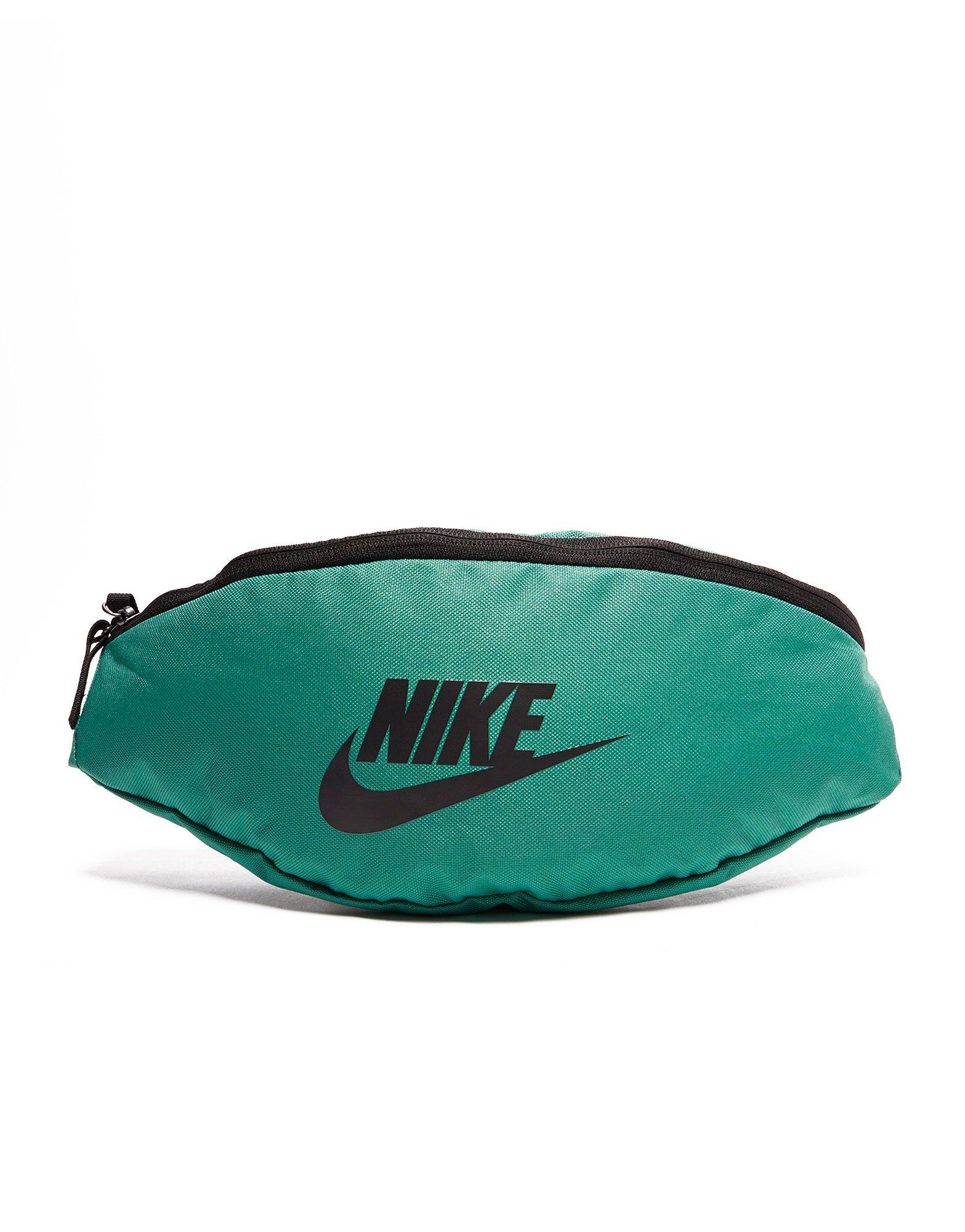 green nike bum bag