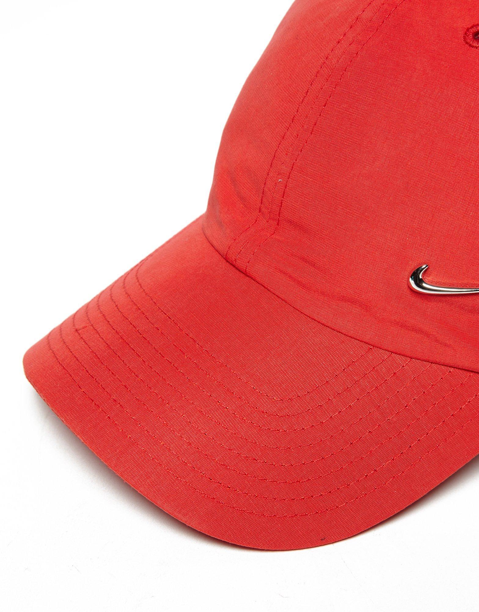 Lyst Nike Side Swoosh Cap in Red for Men