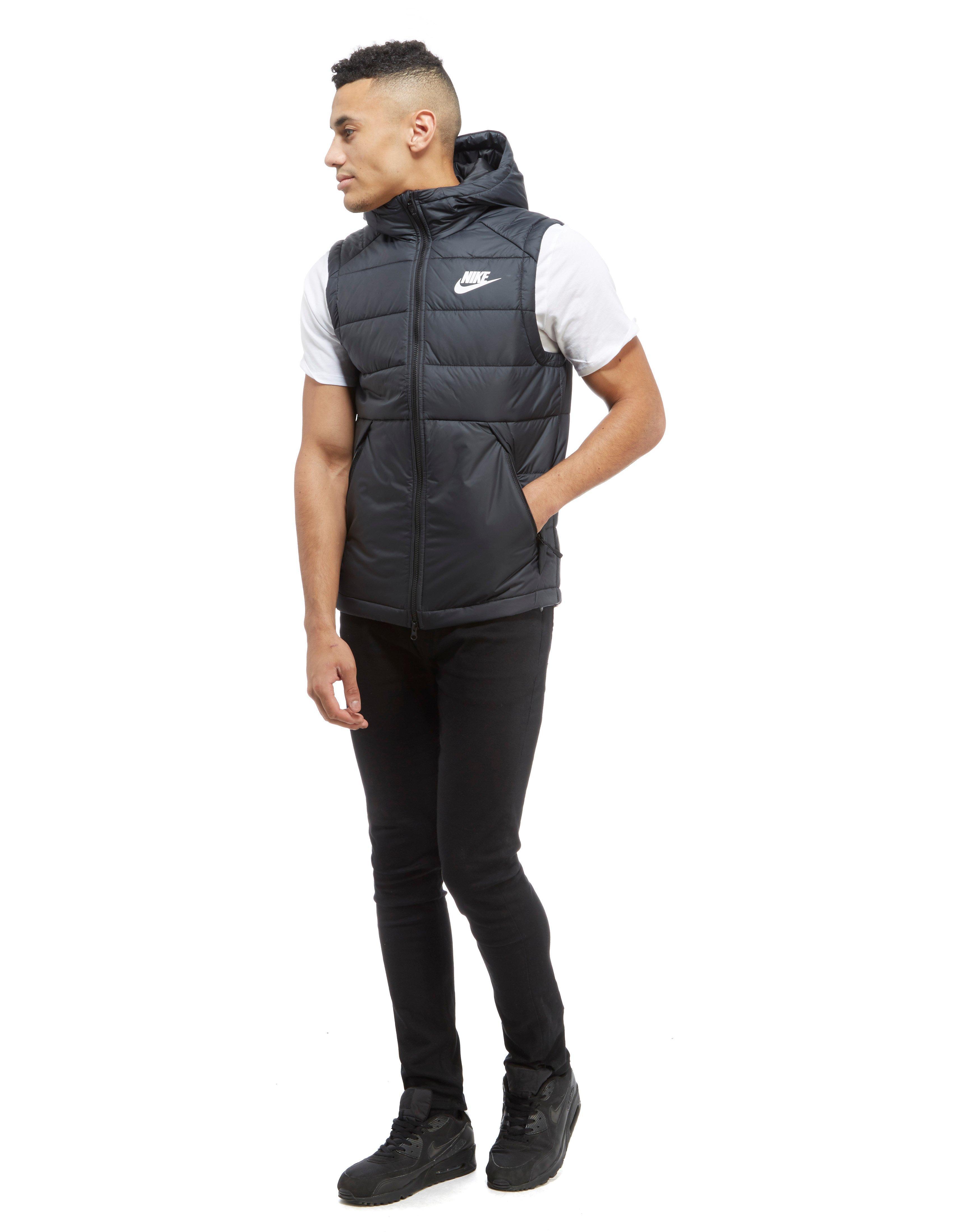 mens black gilet nike