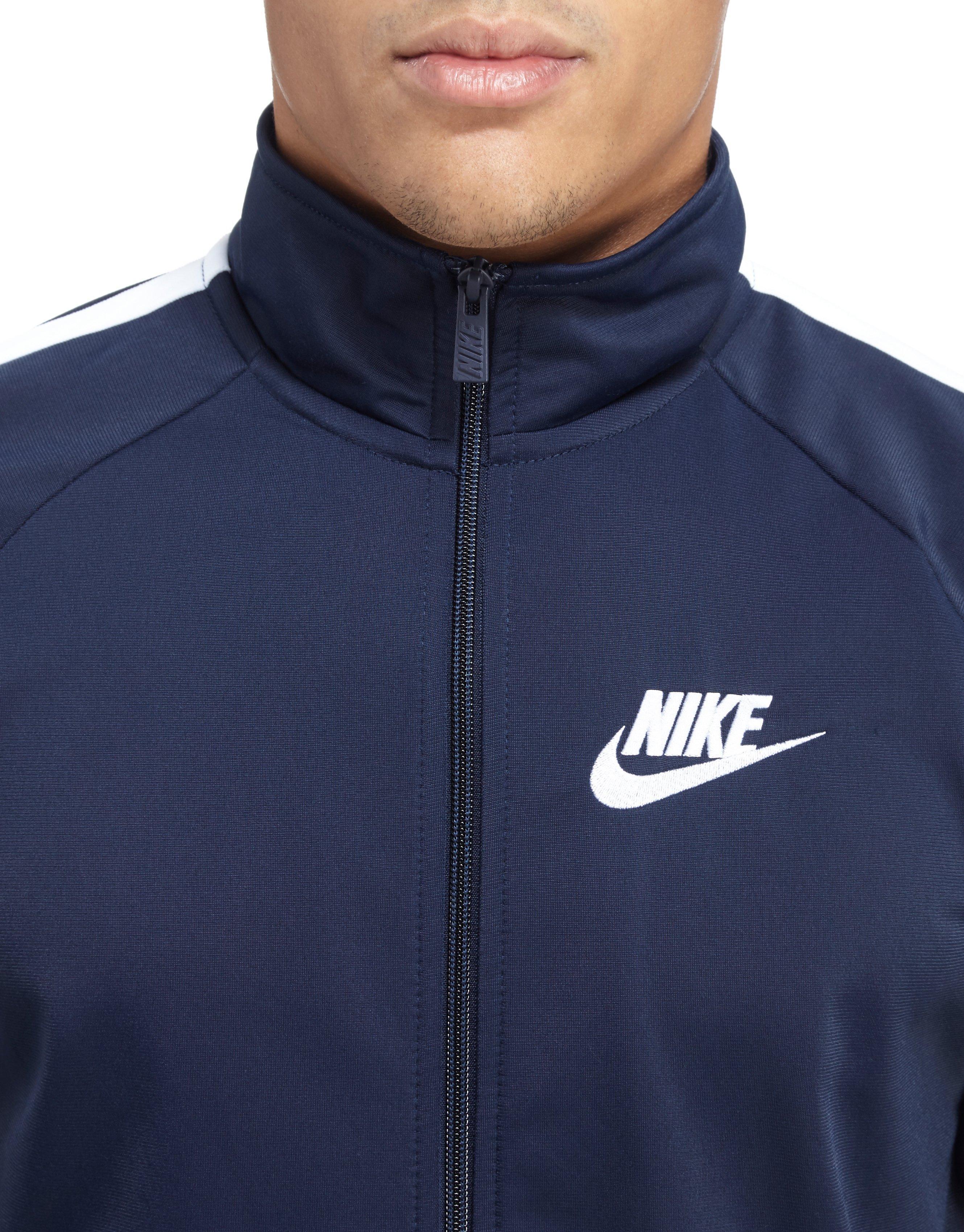Nike Synthetic Season Poly Tracksuit in Navy/White (Blue) for Men - Lyst