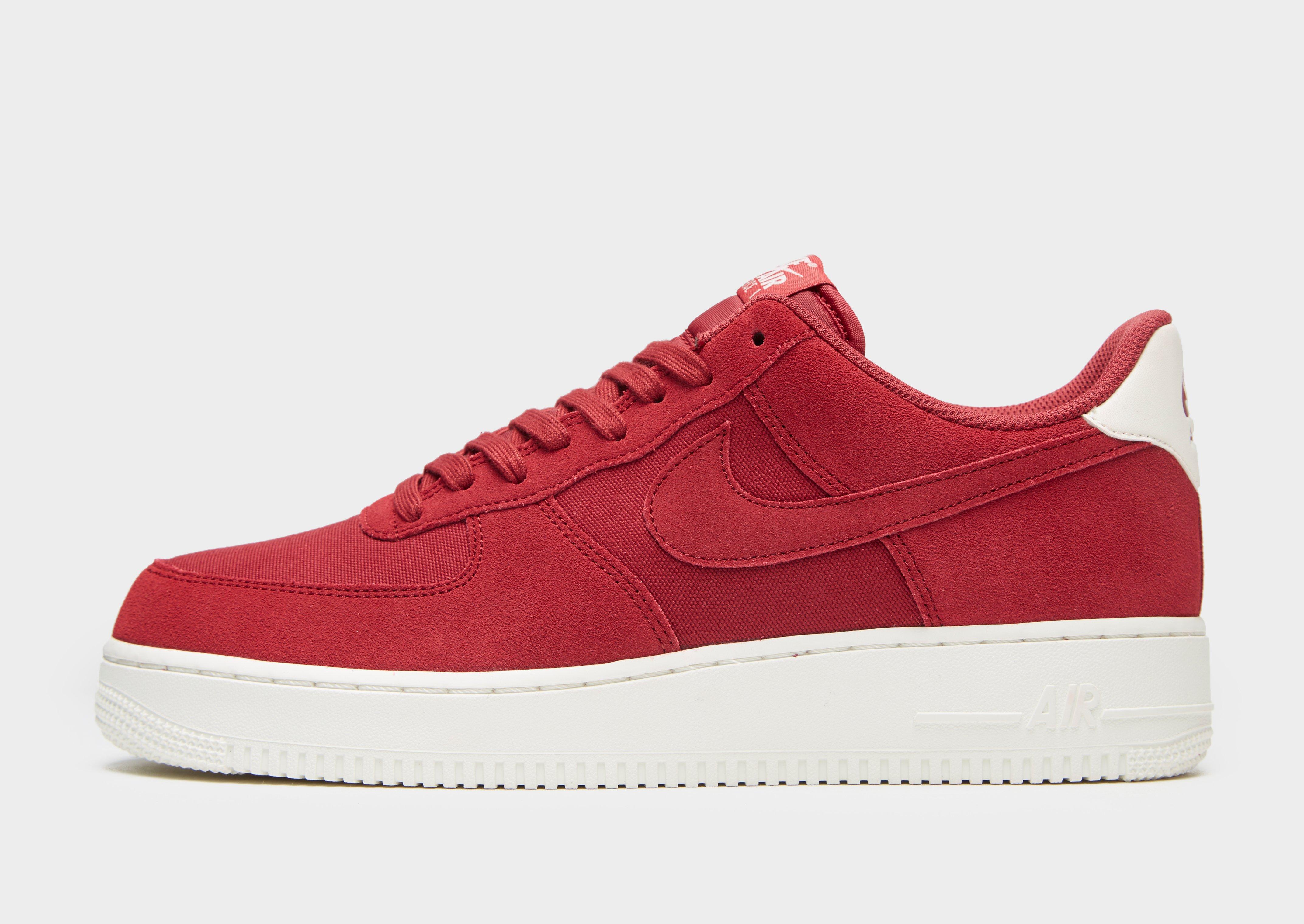 nike air force 1 07 suede red