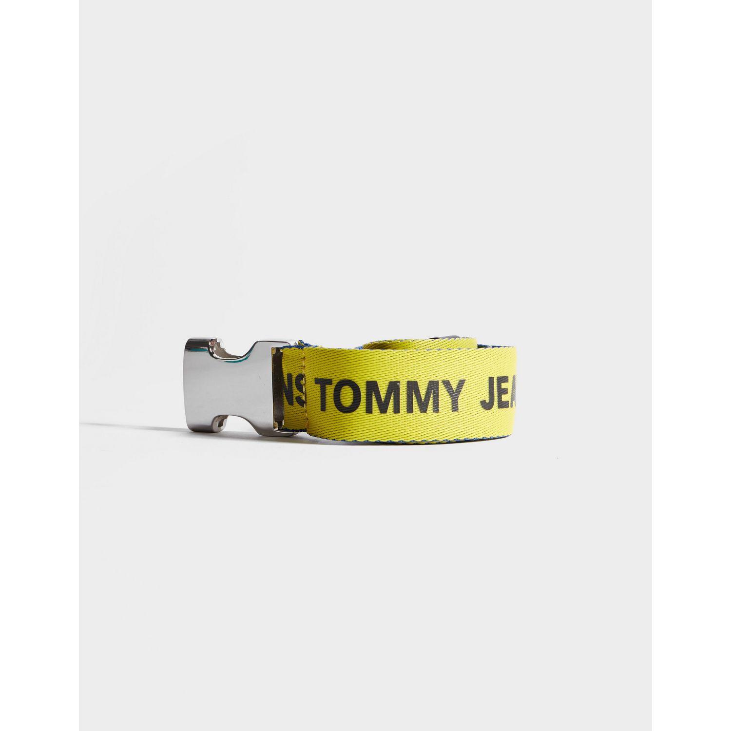 tommy hilfiger yellow belt