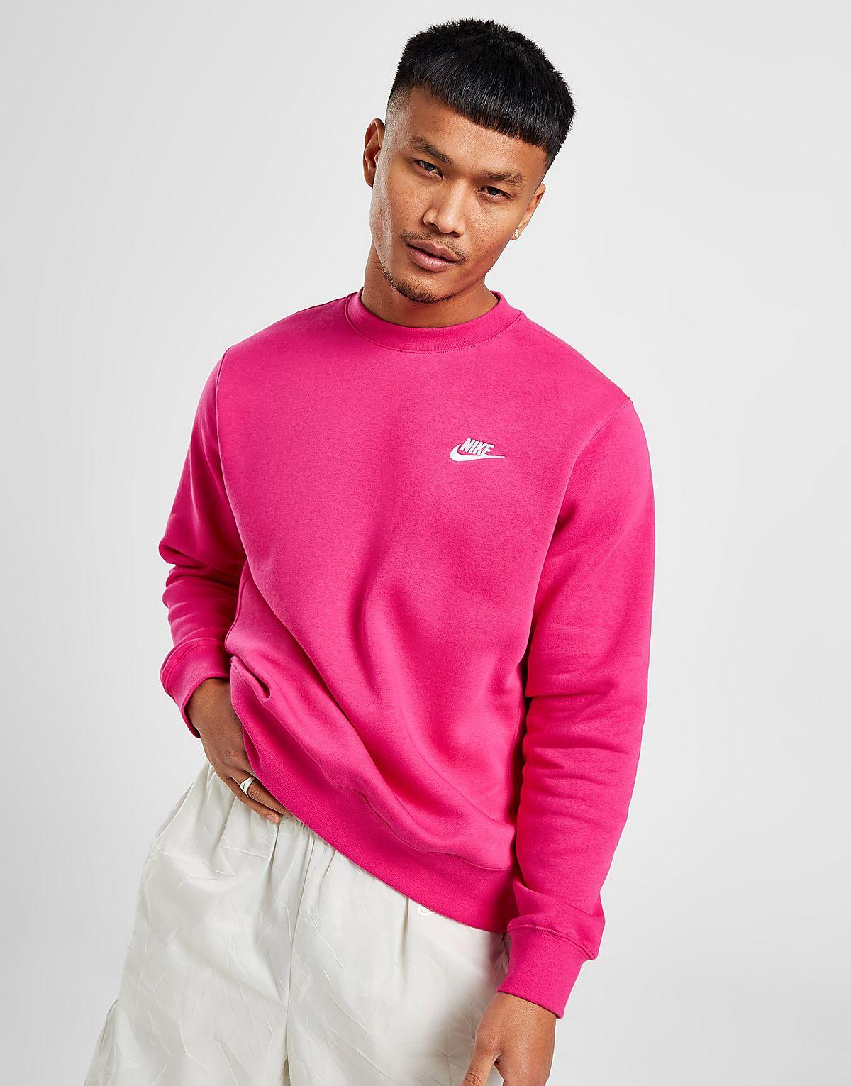 Nike Foundation Crew Sweatshirt in Pink for Men | Lyst UK