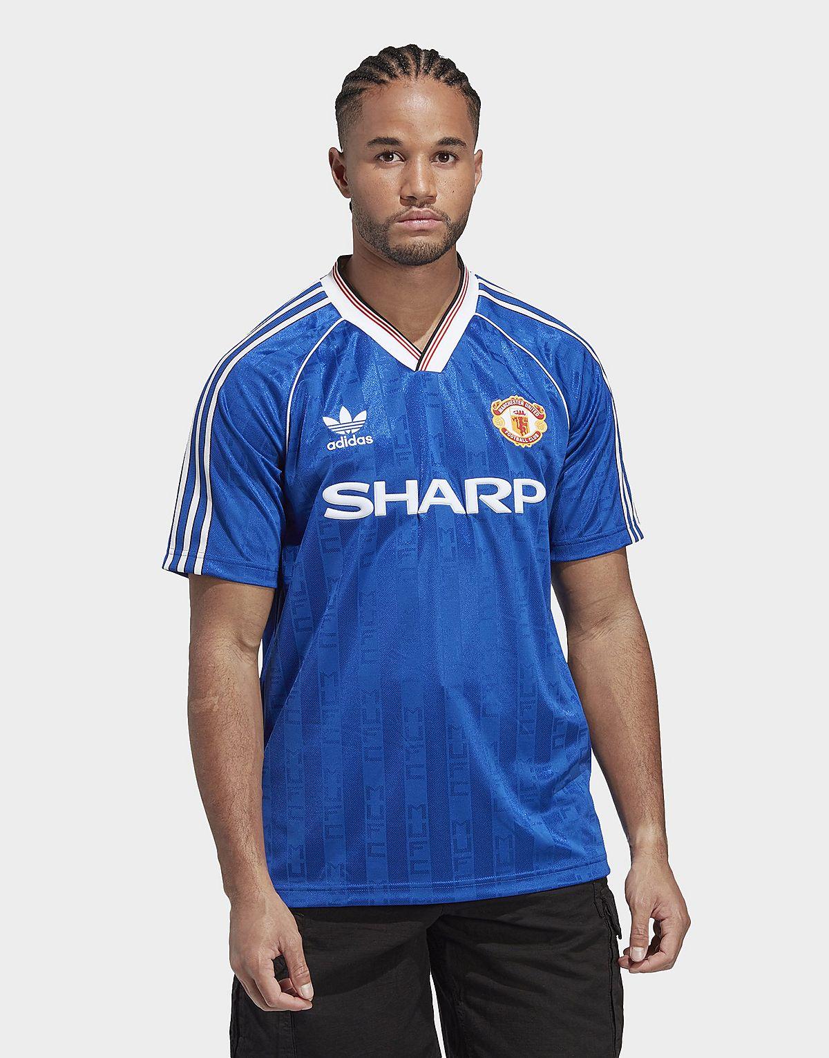 Retro adidas man utd shirt hotsell