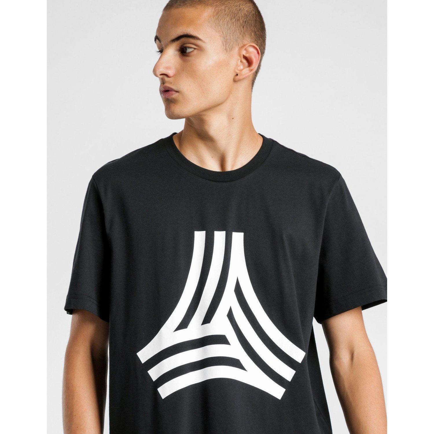 adidas tan logo tee