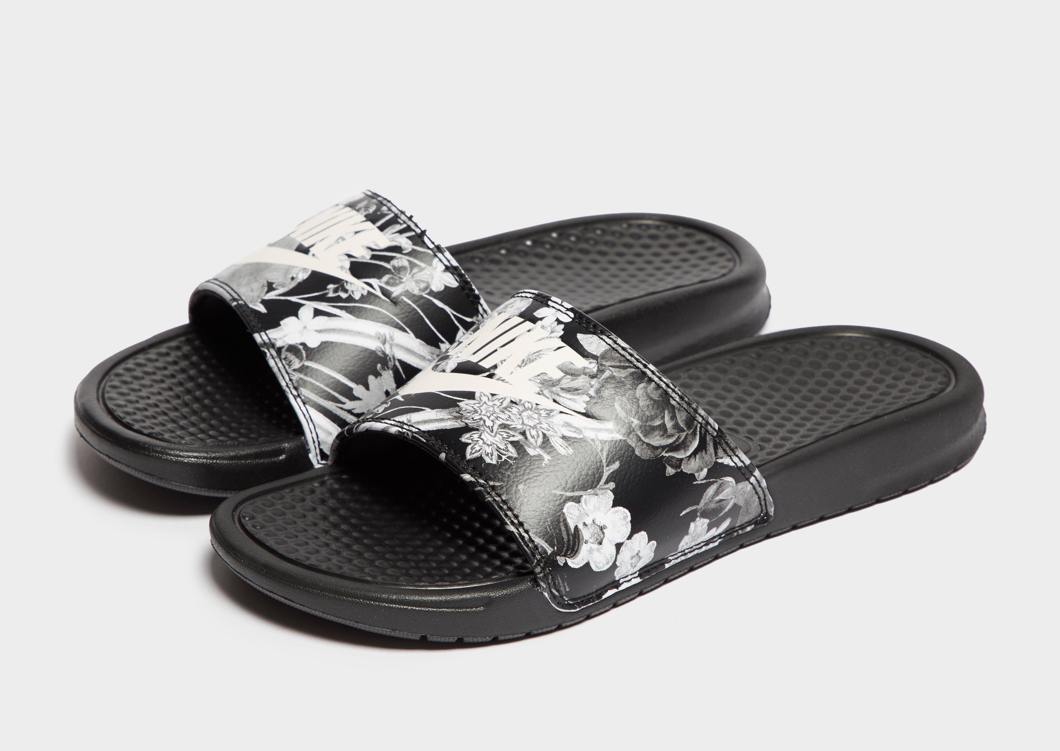 nike flower sandals