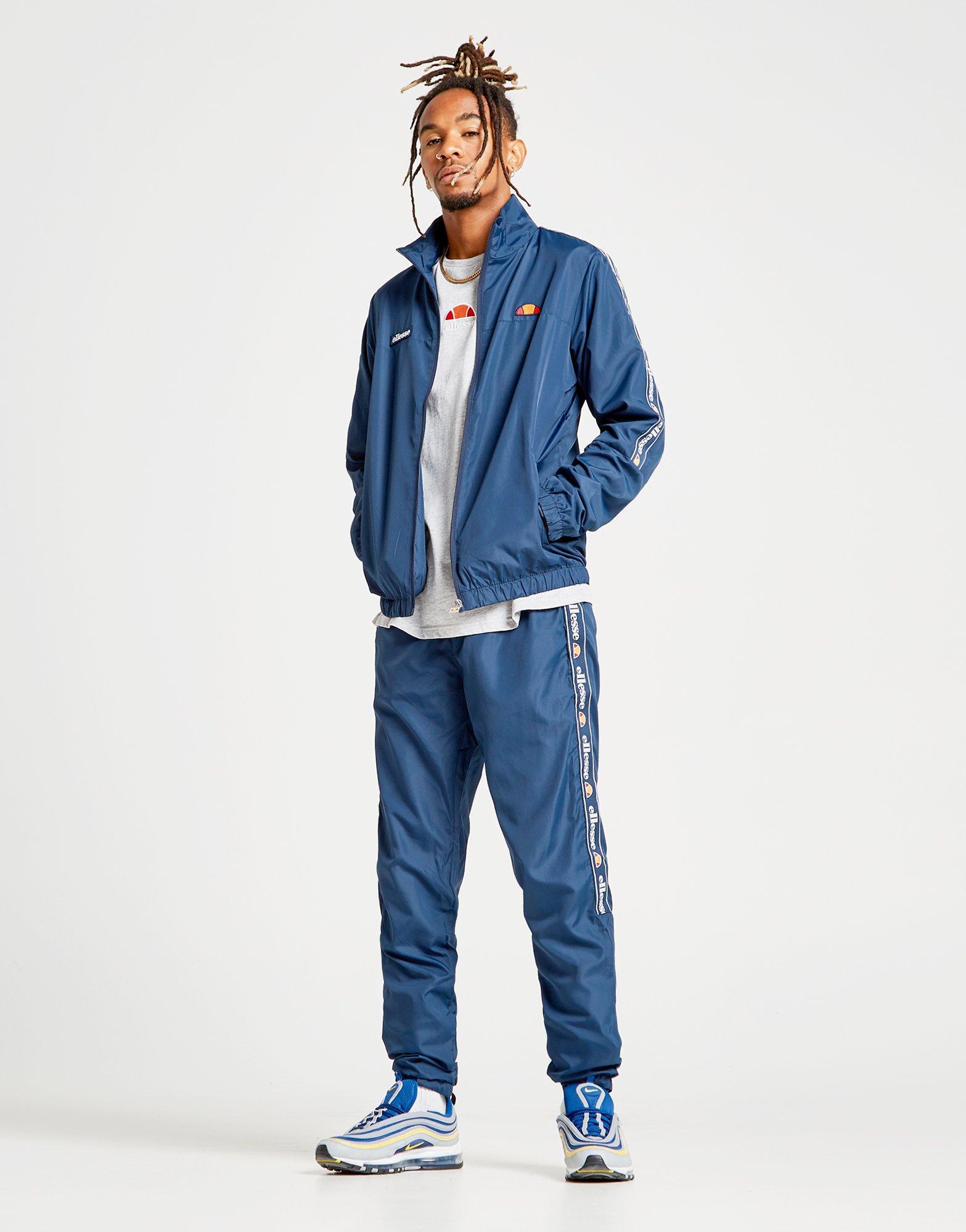 ellesse castes tape woven tracksuit