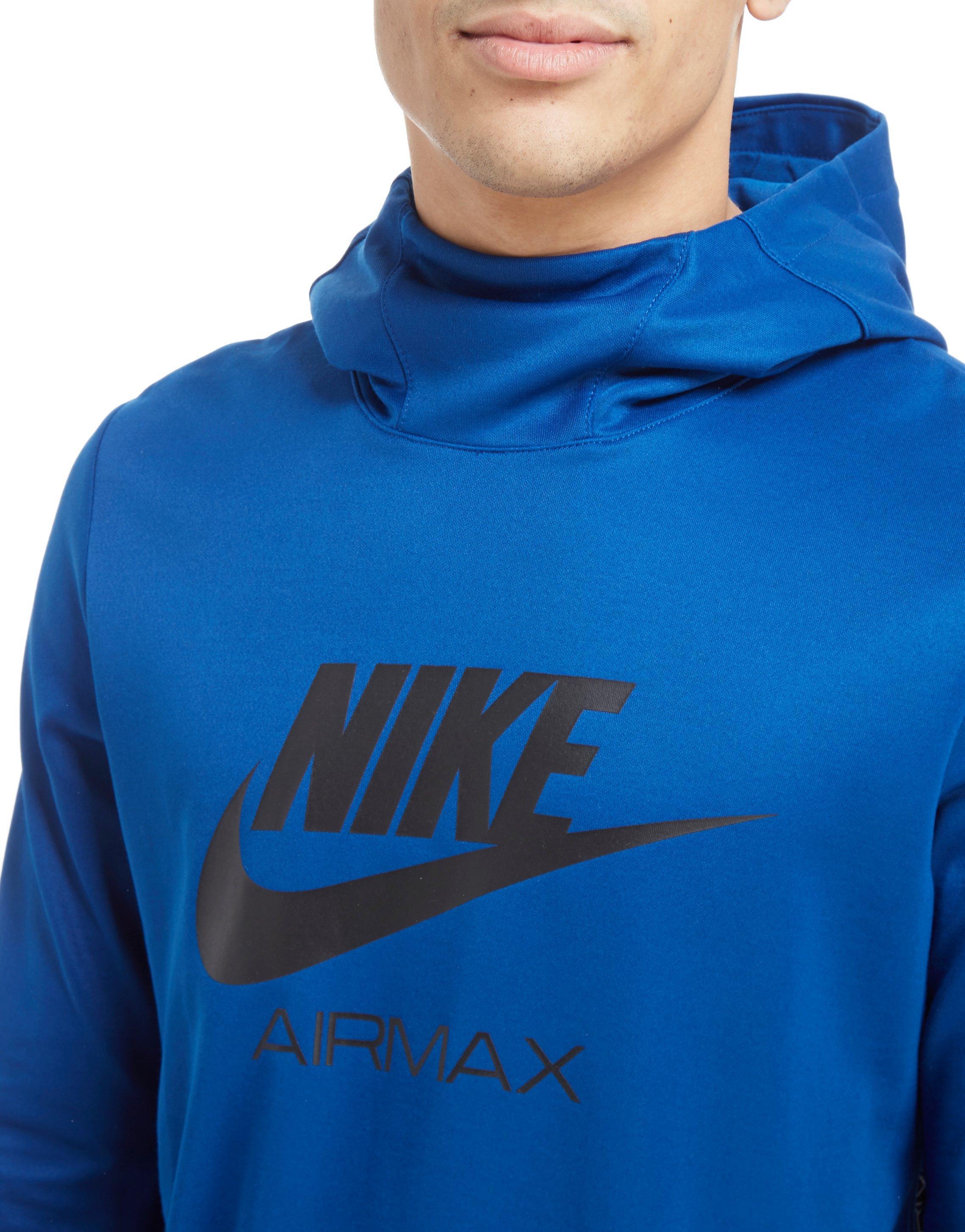 blue nike air max hoodie