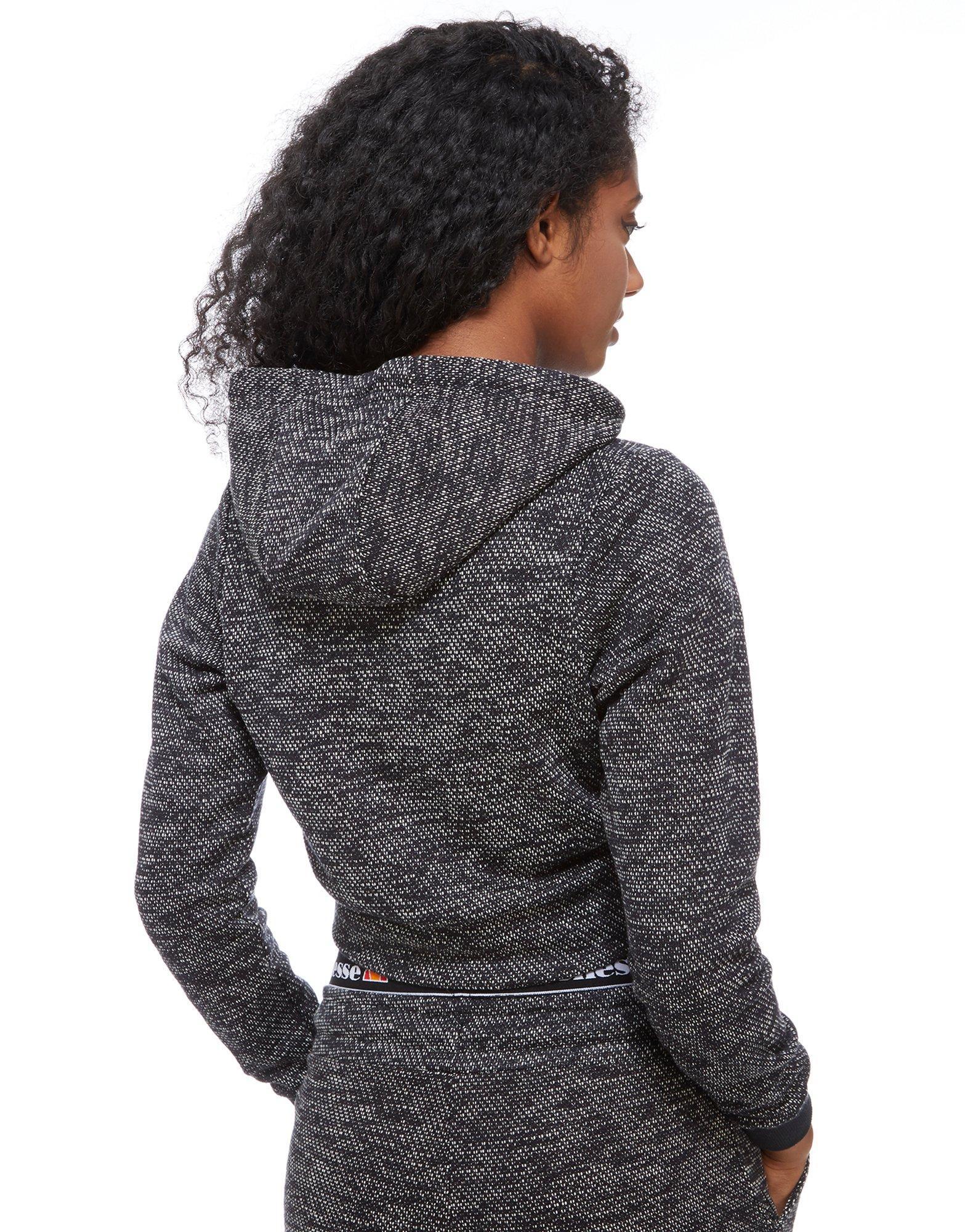 ellesse core crop overhead hoodie