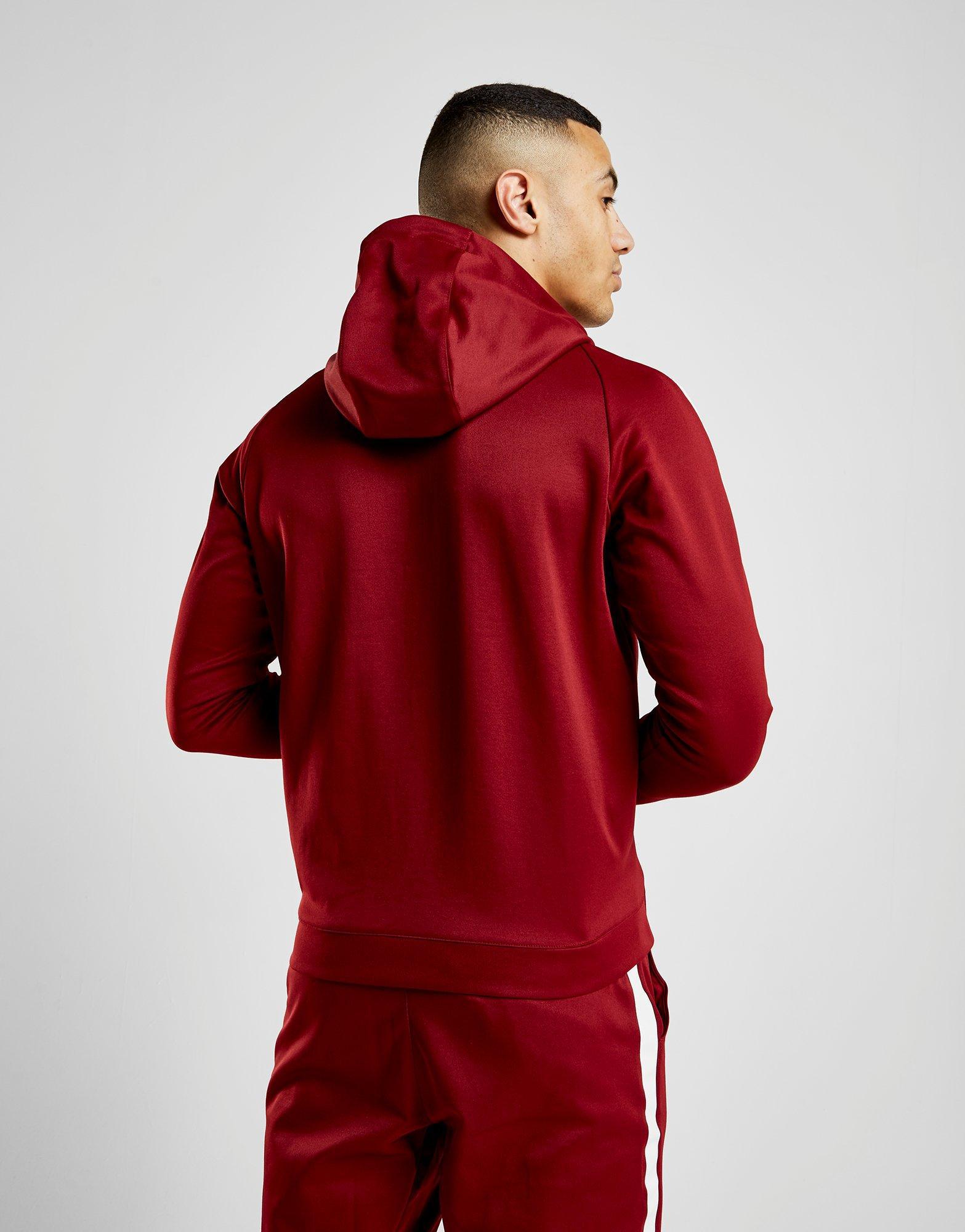 Nike Synthetic Tribute Full Zip Hoodie in Red for Men - Lyst