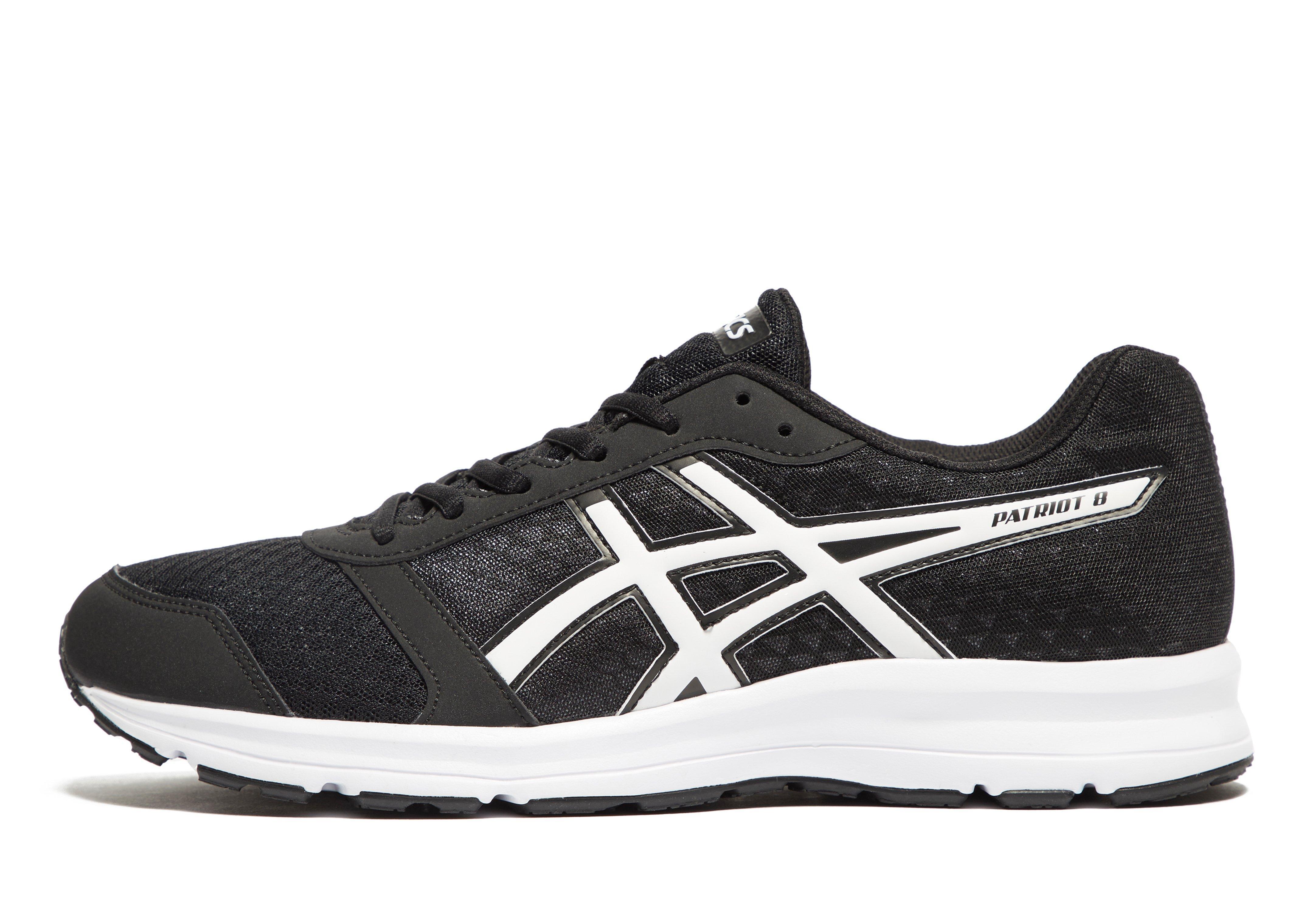 Asics Patriot 8 in Black/White (Black) for Men - Lyst