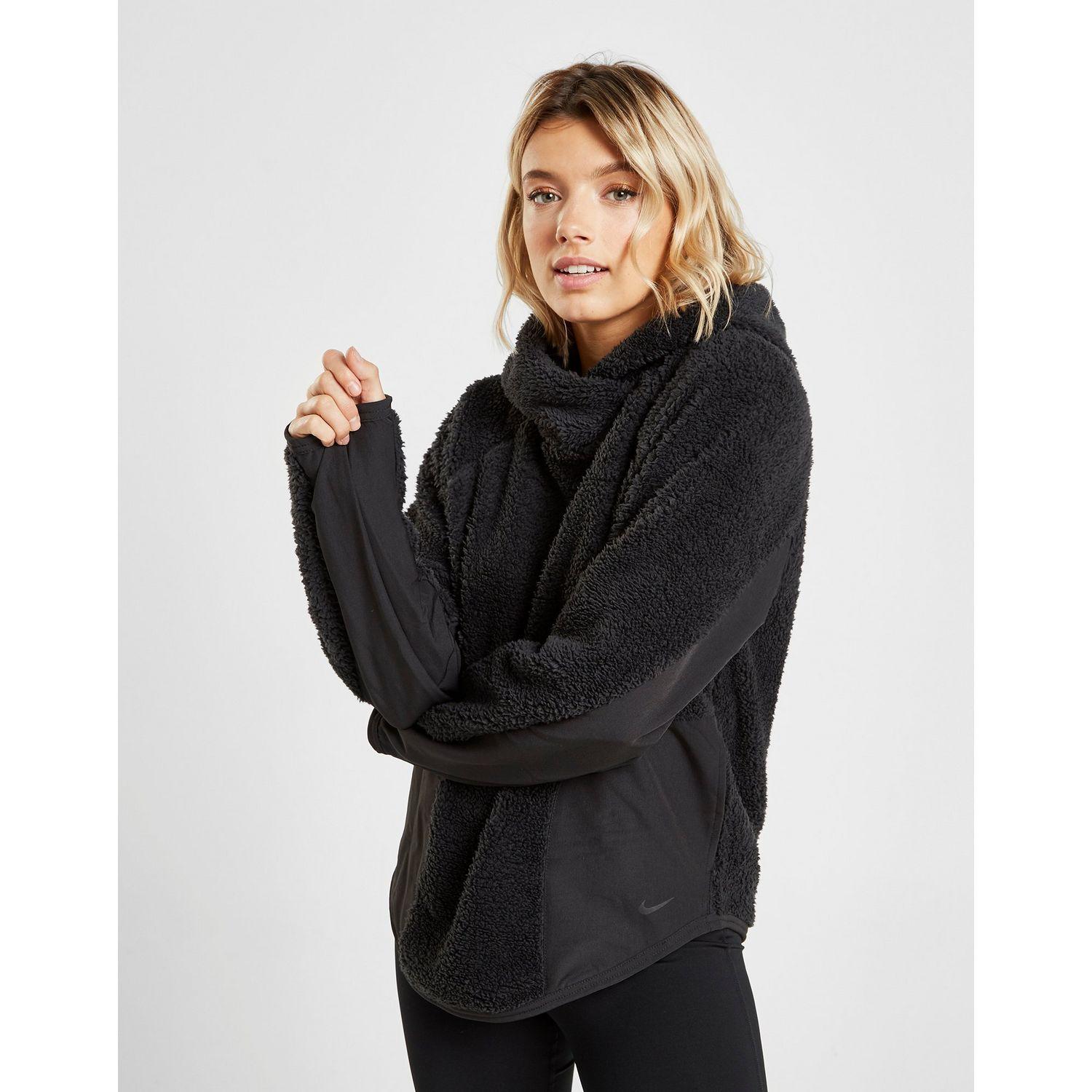 nike training sherpa overhead hoodie