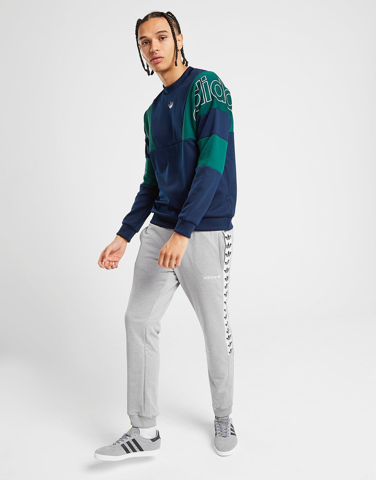 adidas originals spirit poly crew sweatshirt
