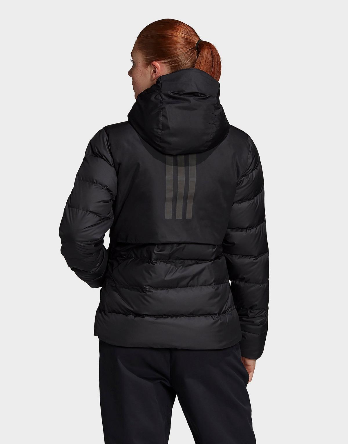 adidas Synthetic Traveer Cold.rdy Down Jacket in Black Lyst