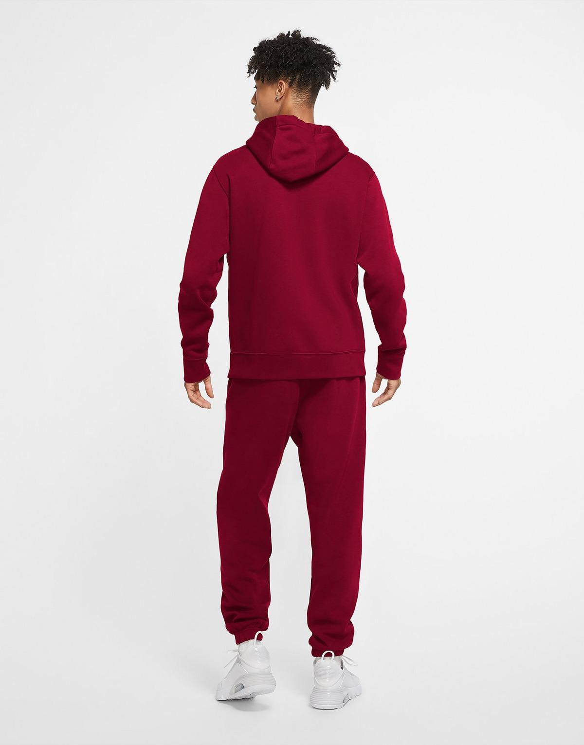 Nike Sportswear Club Men's Hooded Fleece Tracksuit in Red for Men - Lyst
