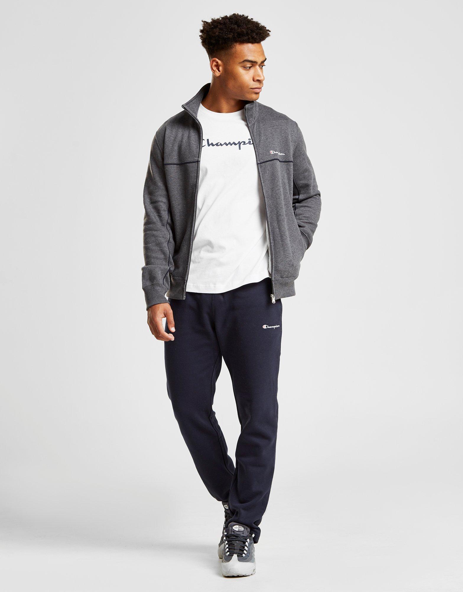 shiny nylon track pants