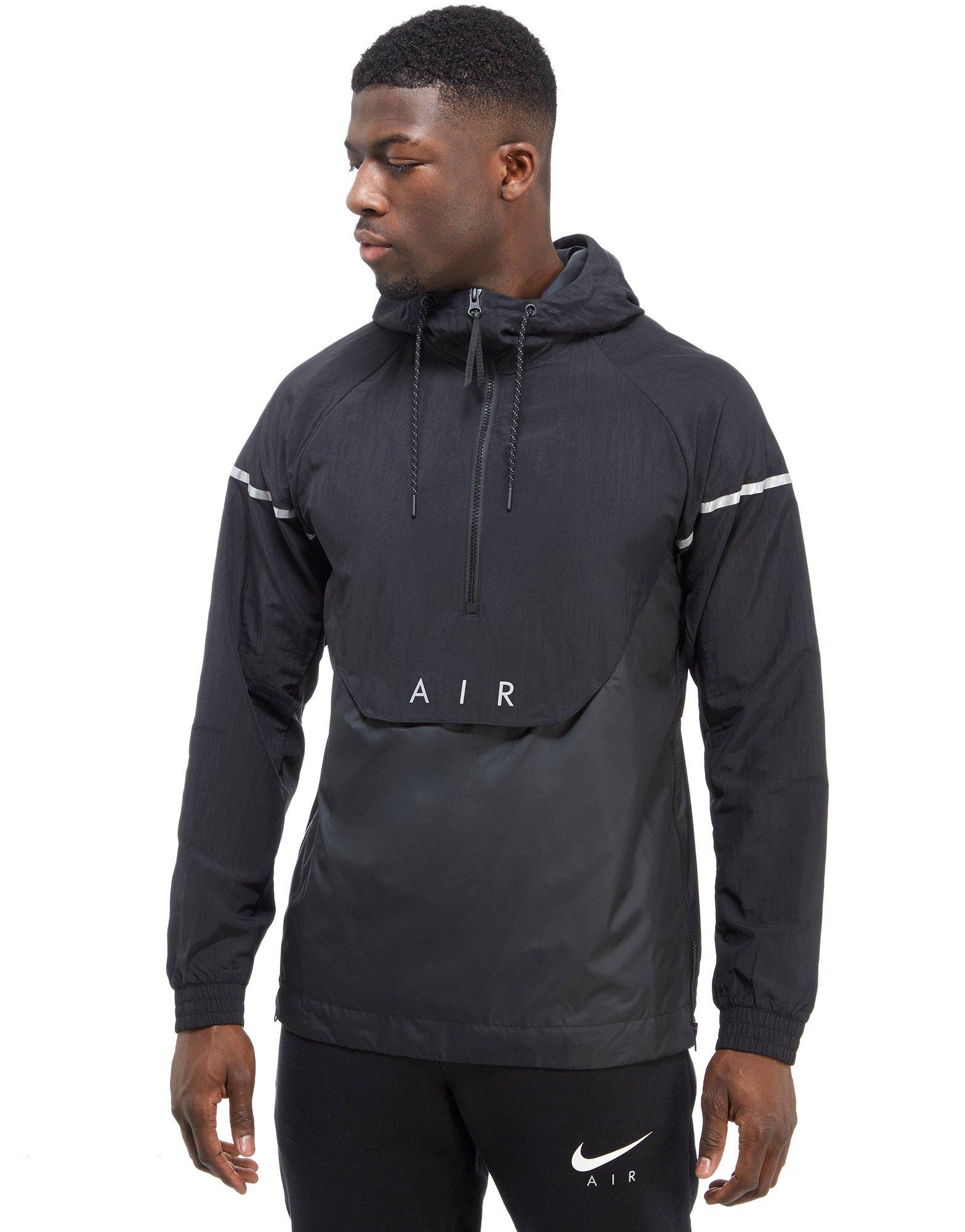 nike air windbreaker half zip